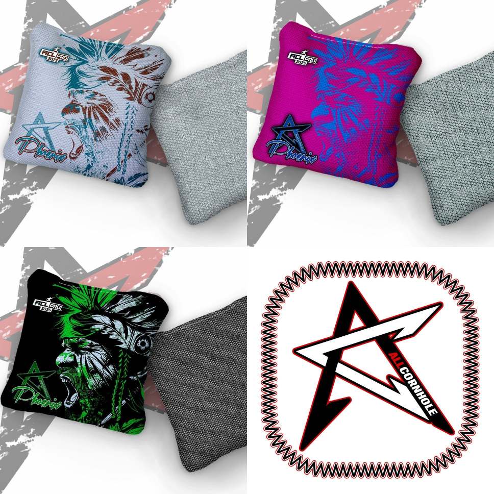 2026 Phoenix Warrior ACL Pro Stamped Cornhole Bags – Set of 4 Bags