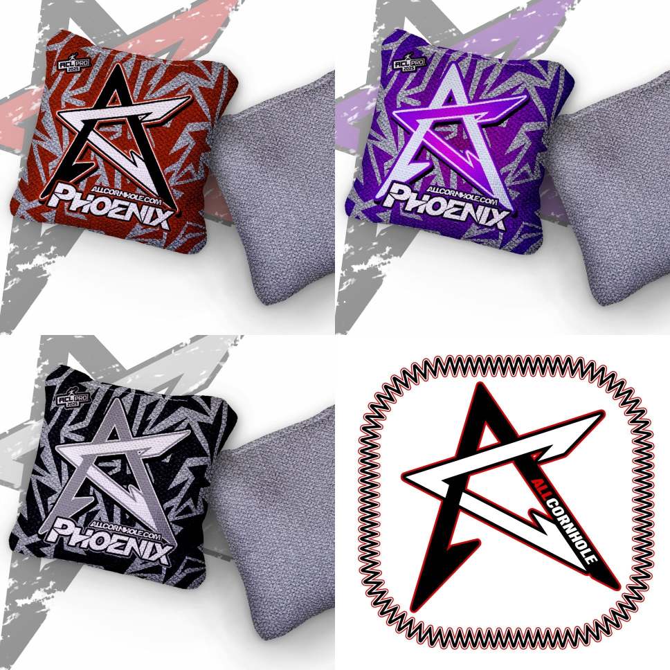 2026 Phoenix Zap ACL Pro Stamped Cornhole Bags – Set of 4 Bags