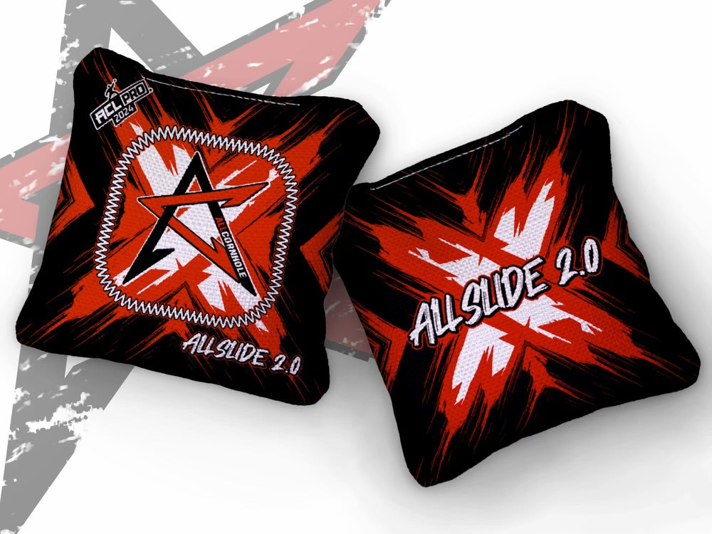 2024 AllCornhole All-Slide 2.0 Cornhole Bags - “PROJECT X” - Set of 4 Bags