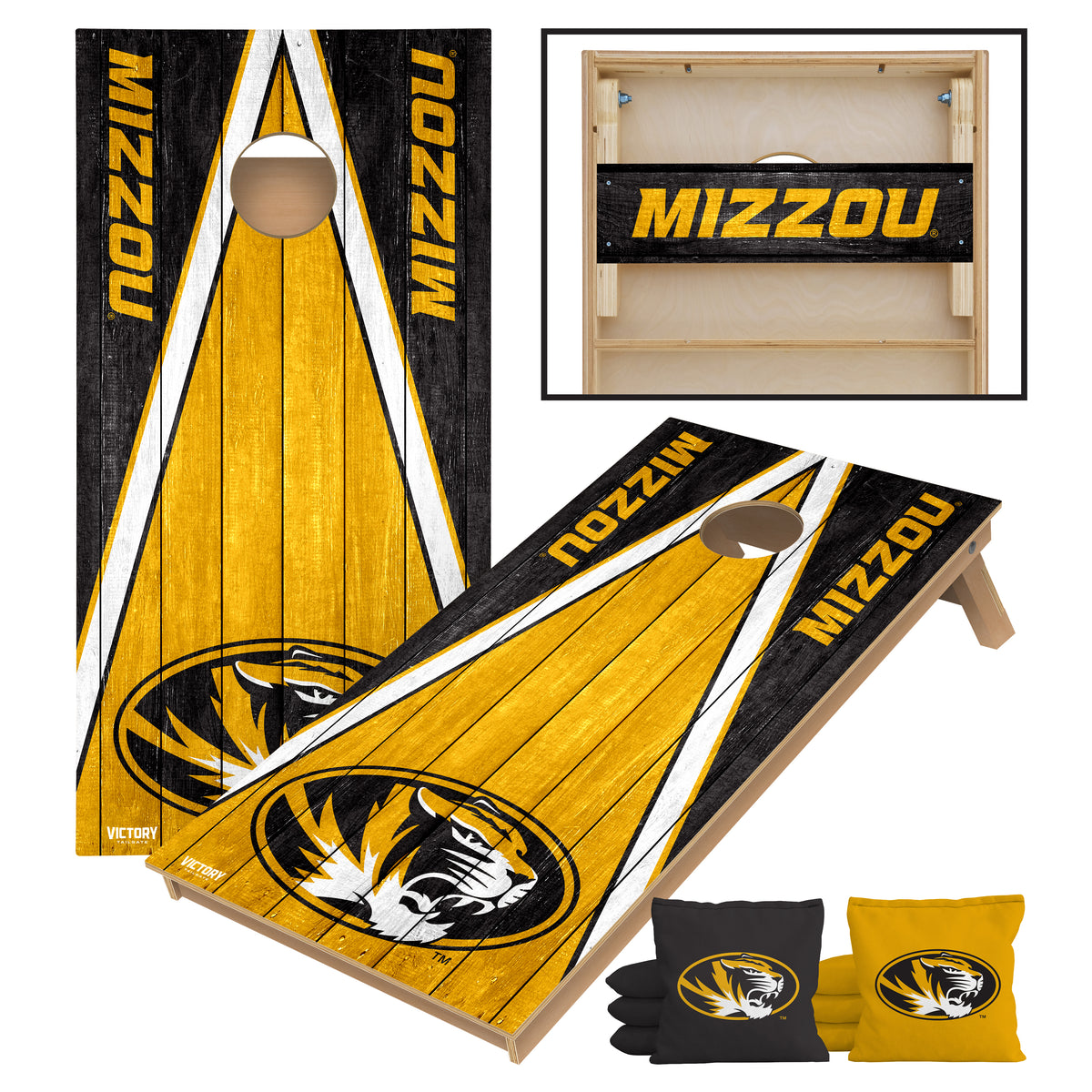 University of Missouri Tigers | 2x4 Tournament Cornhole Set