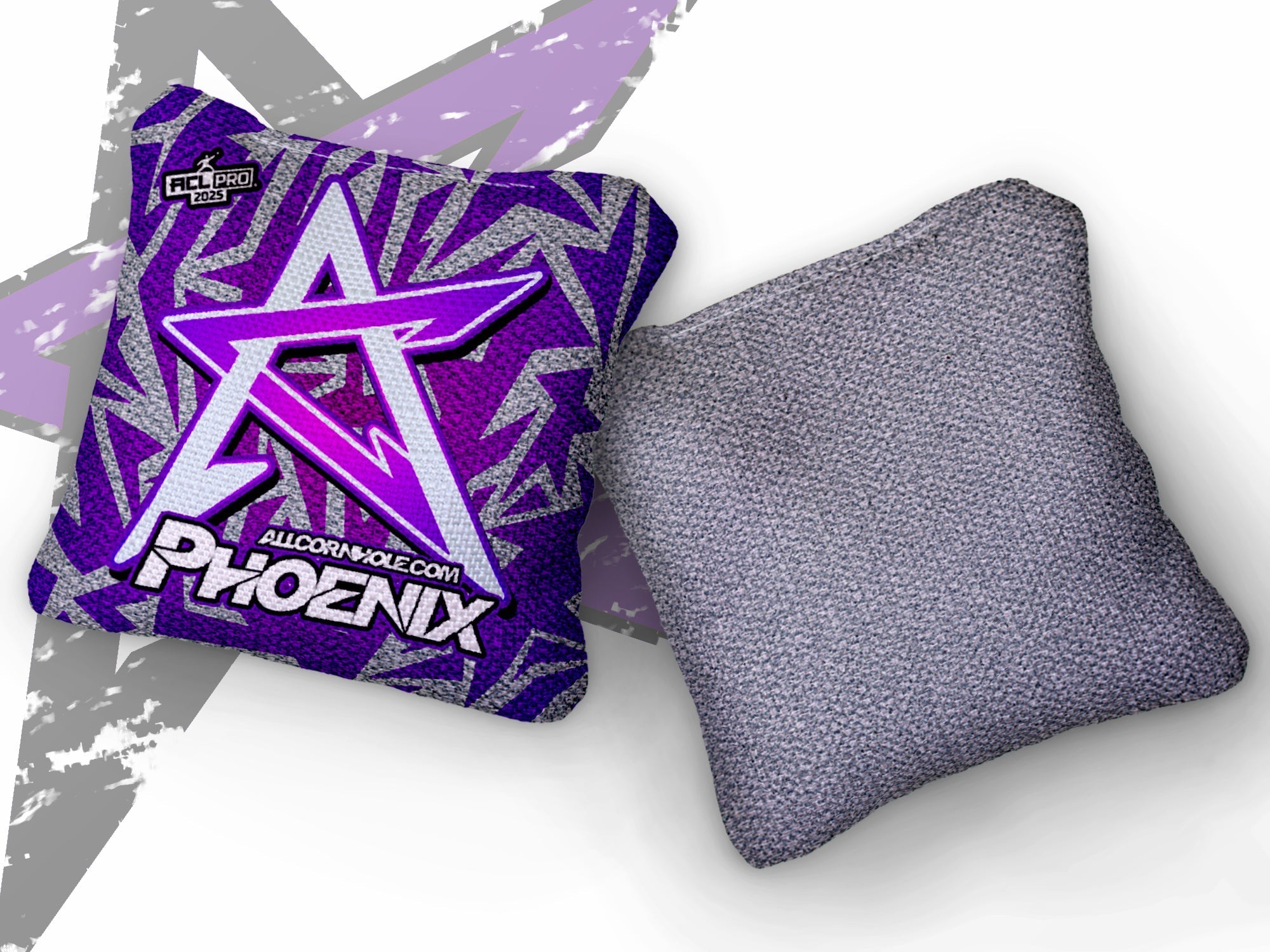 2025 PHOENIX- "ZAP" - ACL Pro Stamped Cornhole Bags - SET OF 4 BAGS