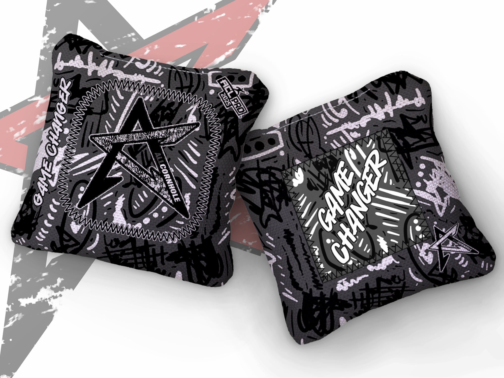 2025 GAMECHANGER “GRAFFITI” - ACL Pro Stamped Cornhole Bags - SET OF 4