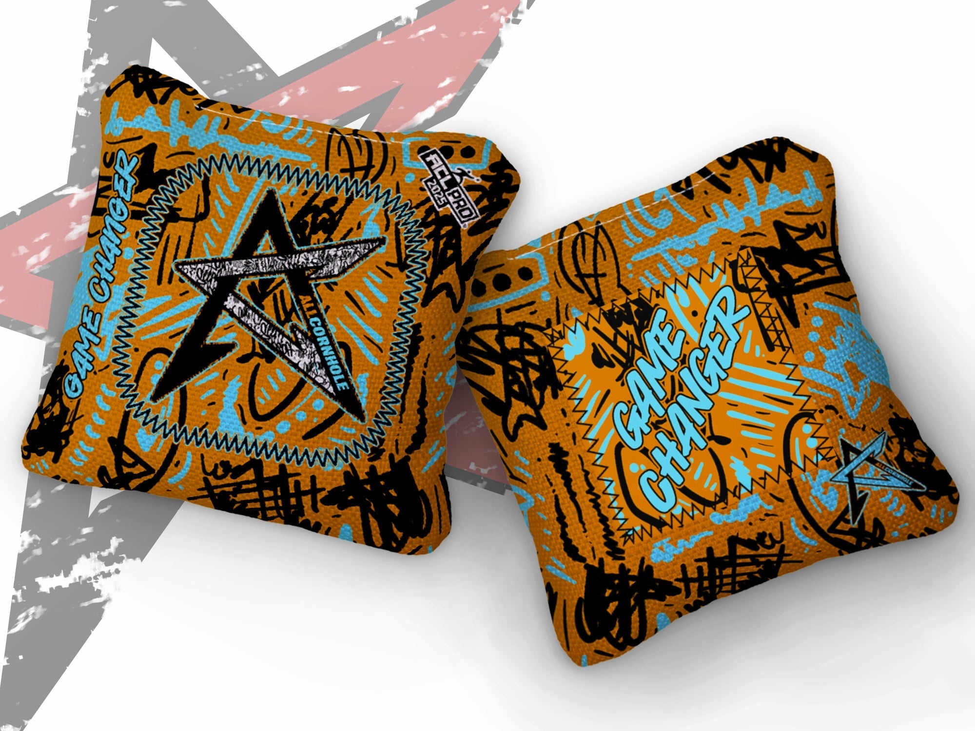 2025 GAMECHANGER “GRAFFITI” - ACL Pro Stamped Cornhole Bags - SET OF 4