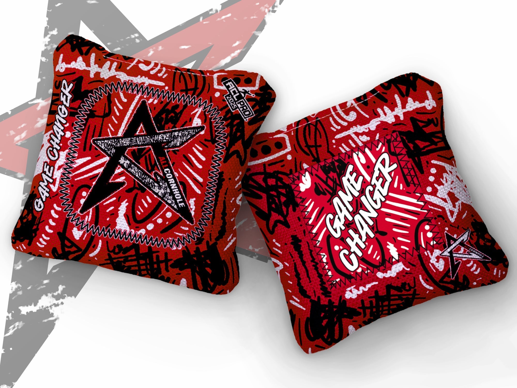 2025 GAMECHANGER “GRAFFITI” - ACL Pro Stamped Cornhole Bags - SET OF 4