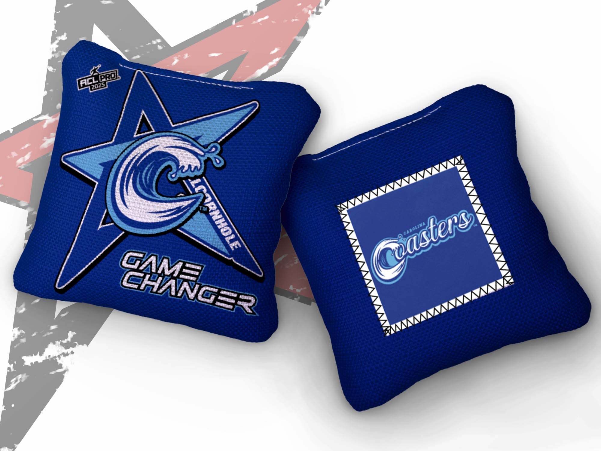 2025 AllCornhole Gamechanger - "Carolina Coasters" - ACL Pro Stamped Cornhole Bags - SET OF 4 BAGS