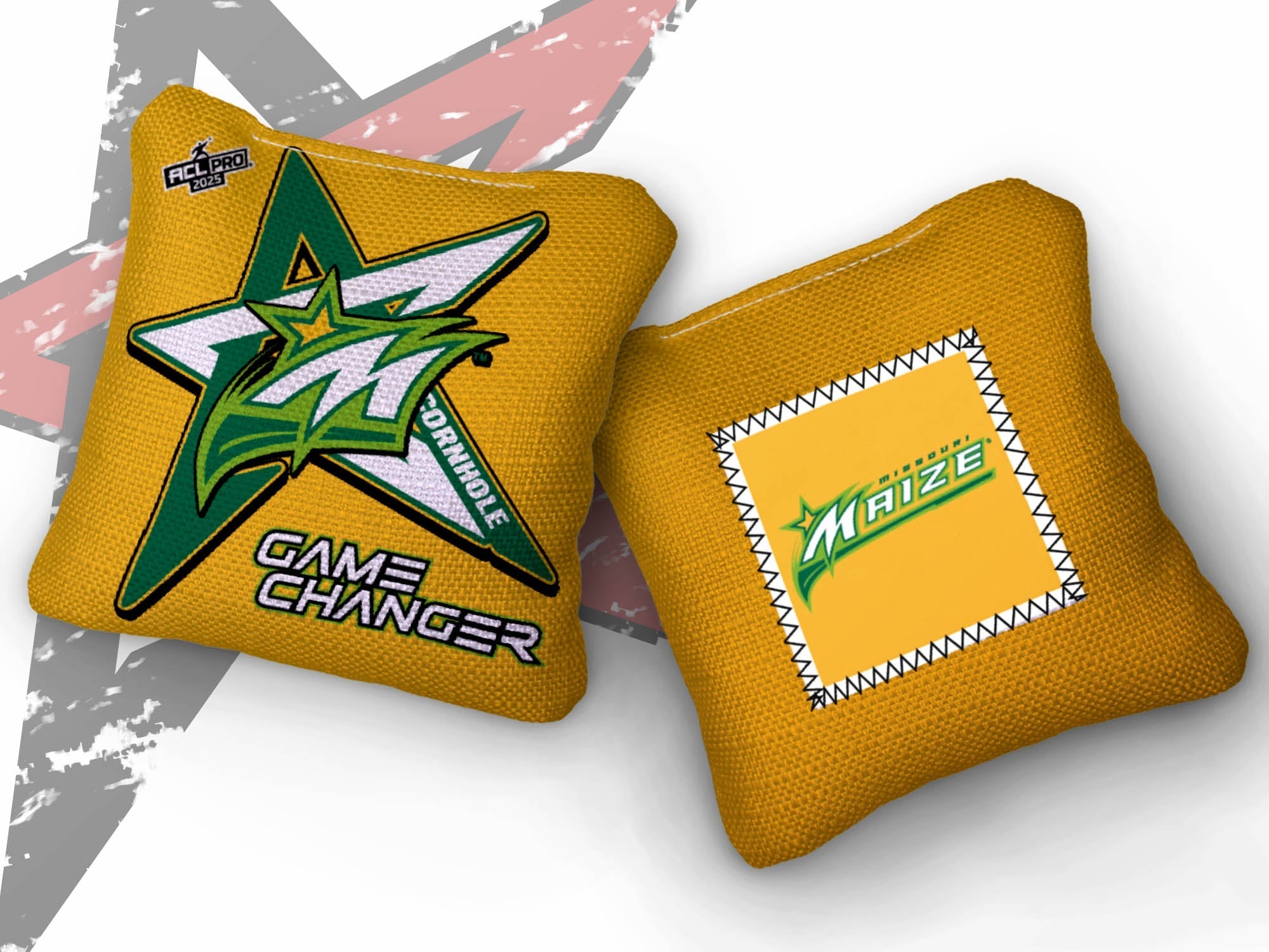 2025 AllCornhole Gamechanger - "Missouri Maize" - ACL Pro Stamped Cornhole Bags - SET OF 4 BAGS