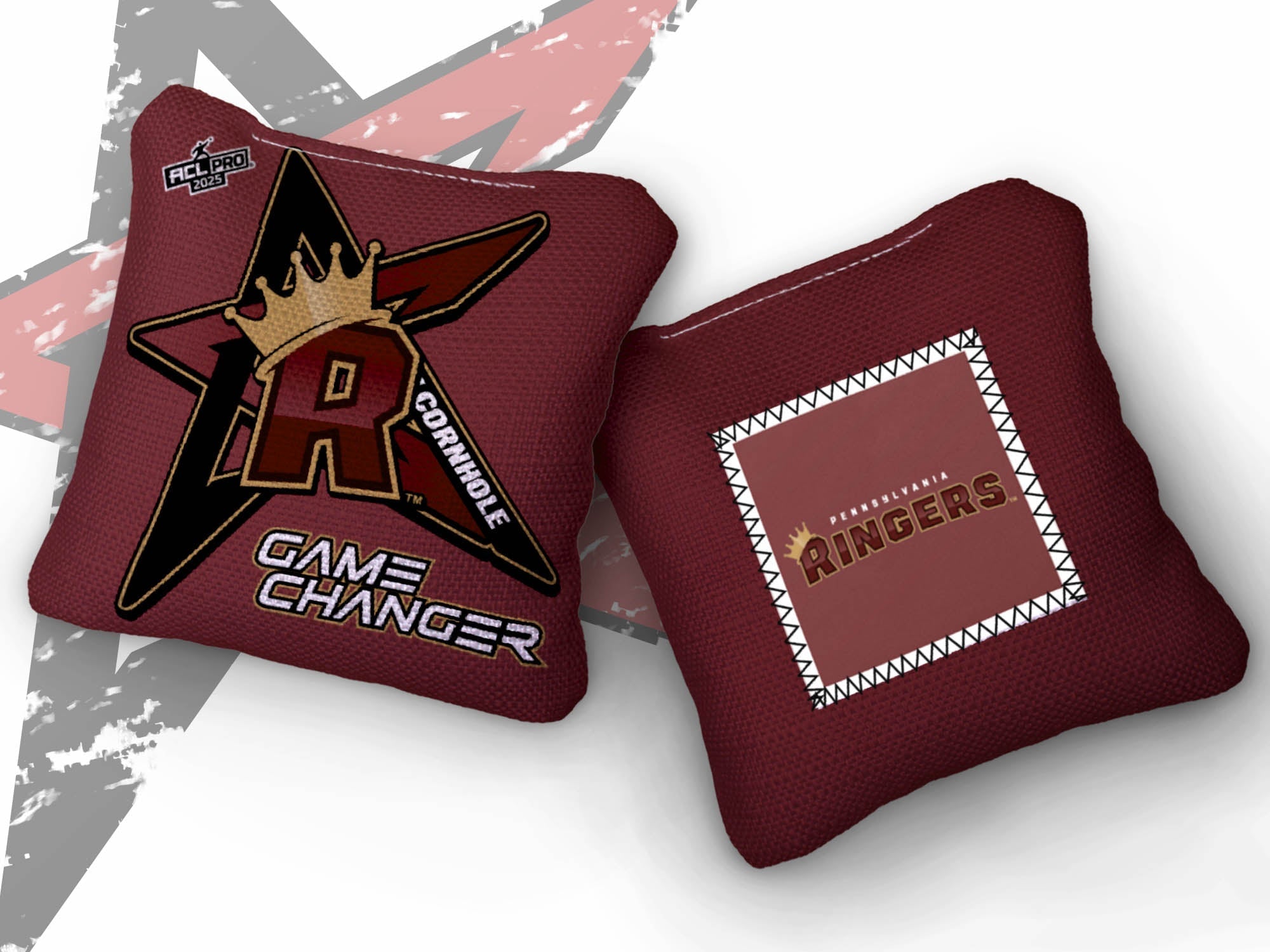 2025 AllCornhole Gamechanger - "Pennsylvania Ringers" - ACL Pro Stamped Cornhole Bags - SET OF 4 BAGS