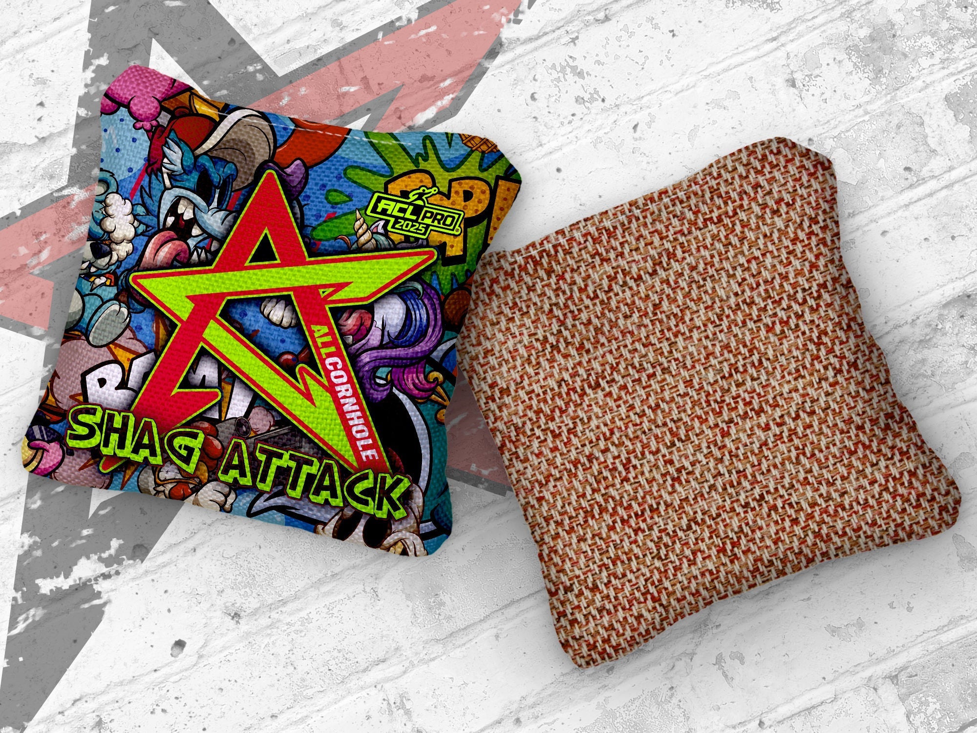 2025  SHAG ATTACK - "ACME" - ACL Pro Stamped Cornhole Bags - SET OF 4 BAGS