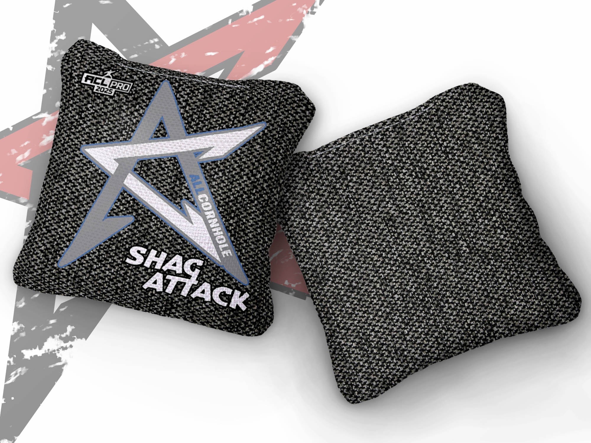 2025 Shag Attack - “Blackout” - ACL Pro Stamped Cornhole Bags - SET OF 4 BAGS