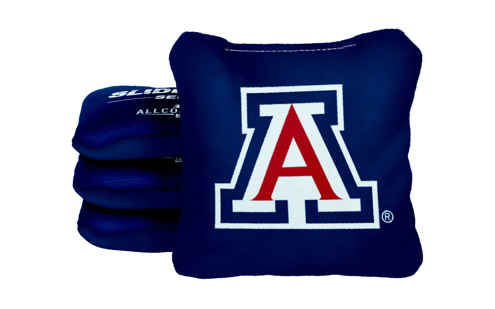 Officially Licensed Collegiate Cornhole Bags - Slide Rite - Set of 4 - University of Arizona
