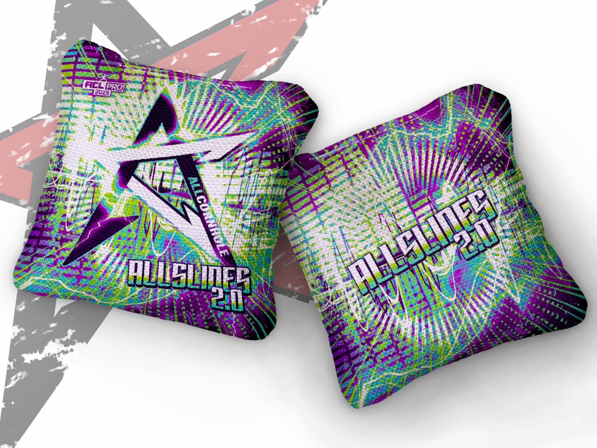 2025 ALL-SLIDES 2.0 - "BEAT" - ACL Pro Stamped Cornhole Bags - SET OF 4 BAGS