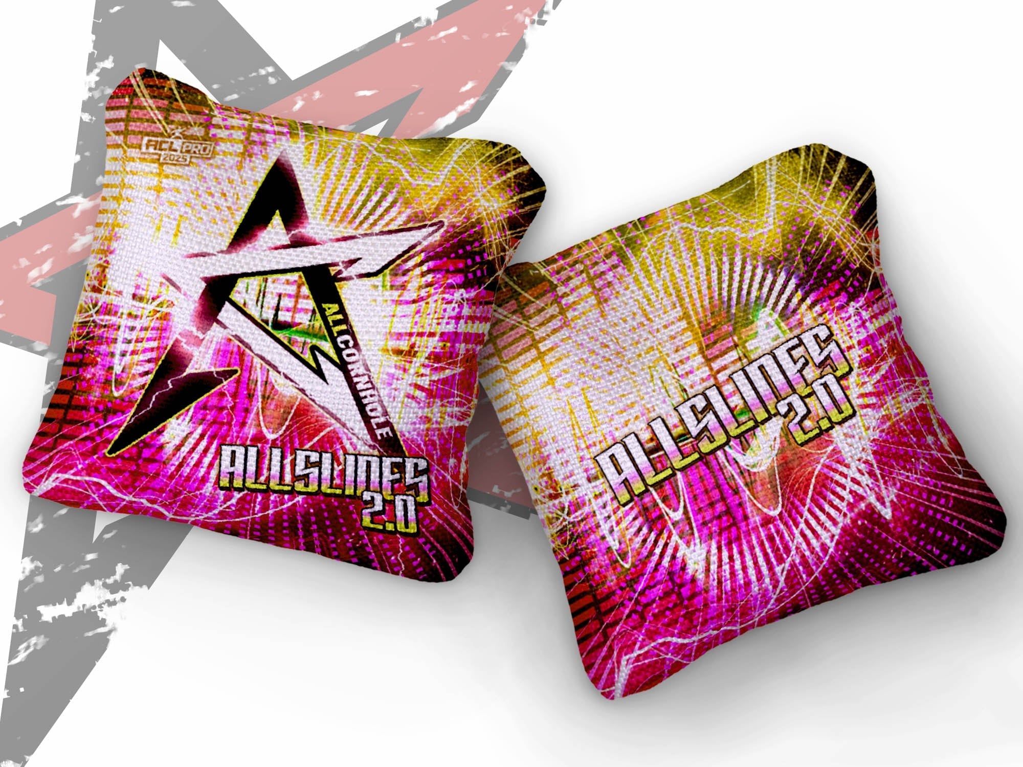 2025 ALL-SLIDES 2.0 - "BEAT" - ACL Pro Stamped Cornhole Bags - SET OF 4 BAGS