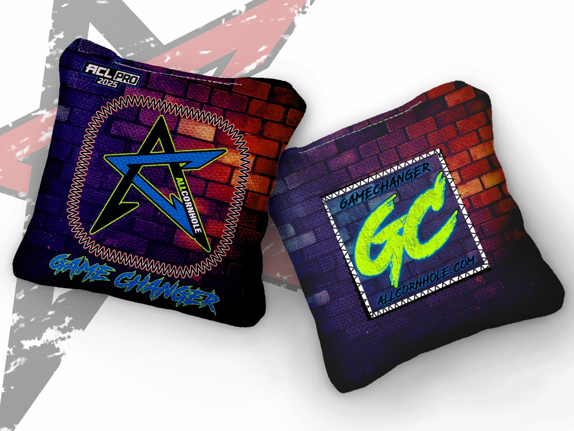 2025 GAMECHANGER “BRICKS” - ACL Pro Stamped Cornhole Bags - SET OF 4