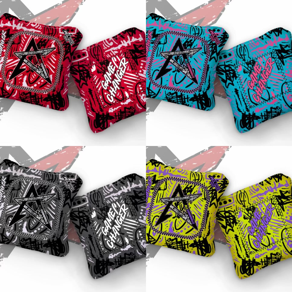 2024 AllCornhole GameChanger Cornhole Bags - “GRAFFITI” - Set of 4 Bags