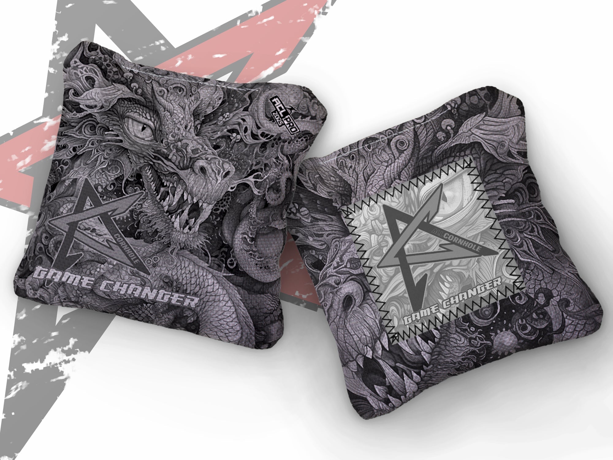 2025 GAMECHANGER “SLEEPY DRAGON” - ACL Pro Stamped Cornhole Bags - SET OF 4