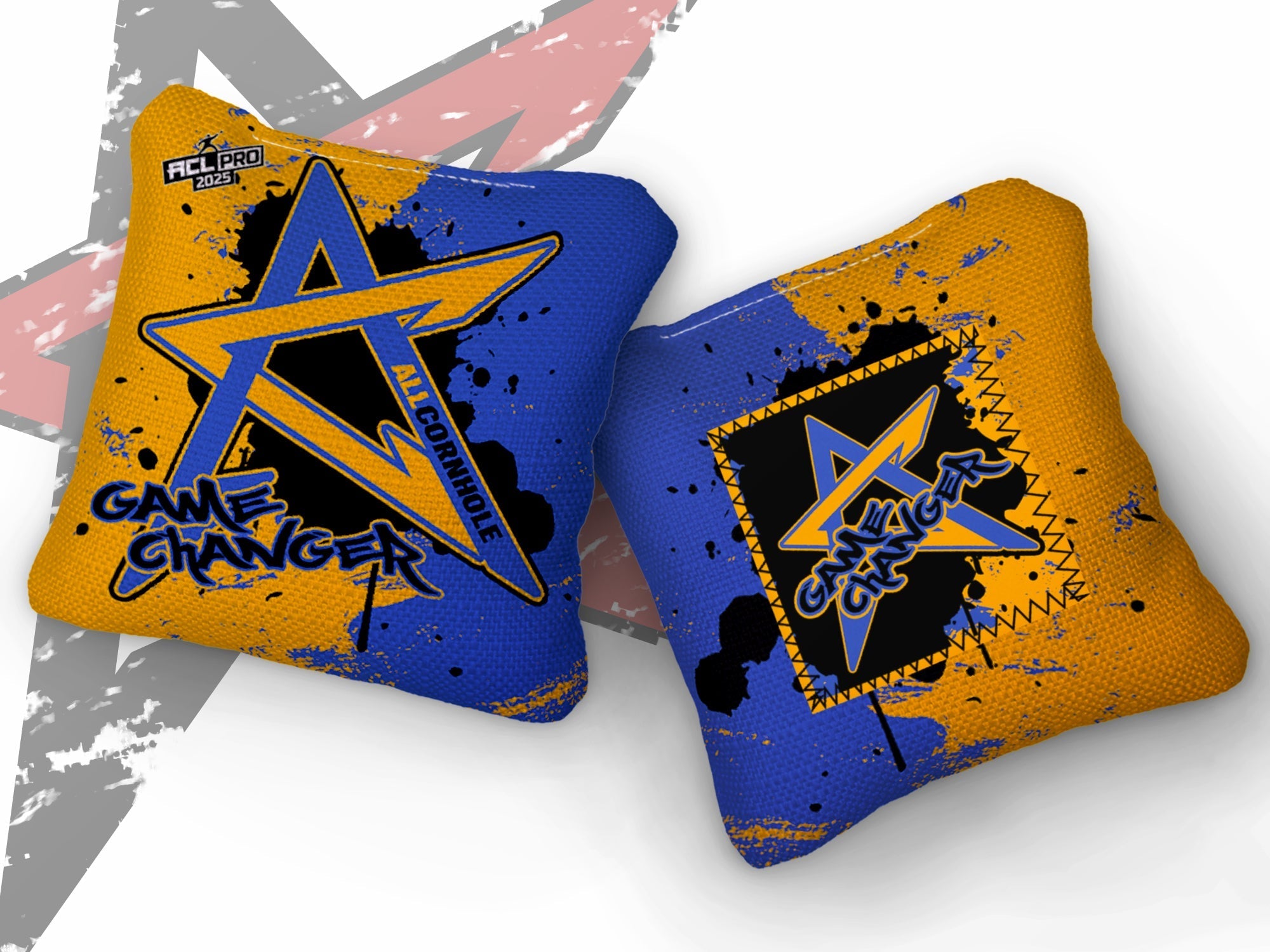 2025 GAMECHANGER “SPLIT” - ACL Pro Stamped Cornhole Bags - SET OF 4