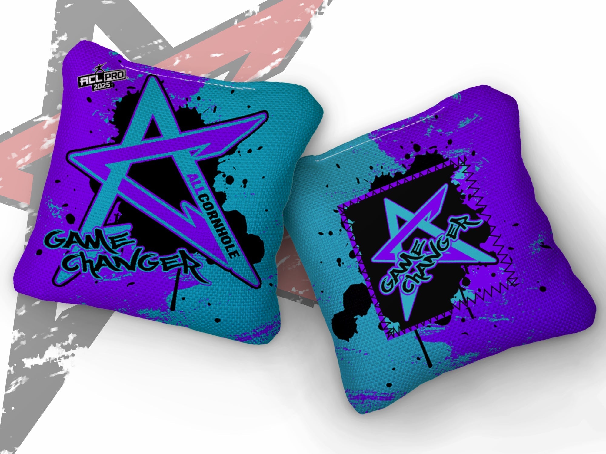 2025 GAMECHANGER “SPLIT” - ACL Pro Stamped Cornhole Bags - SET OF 4