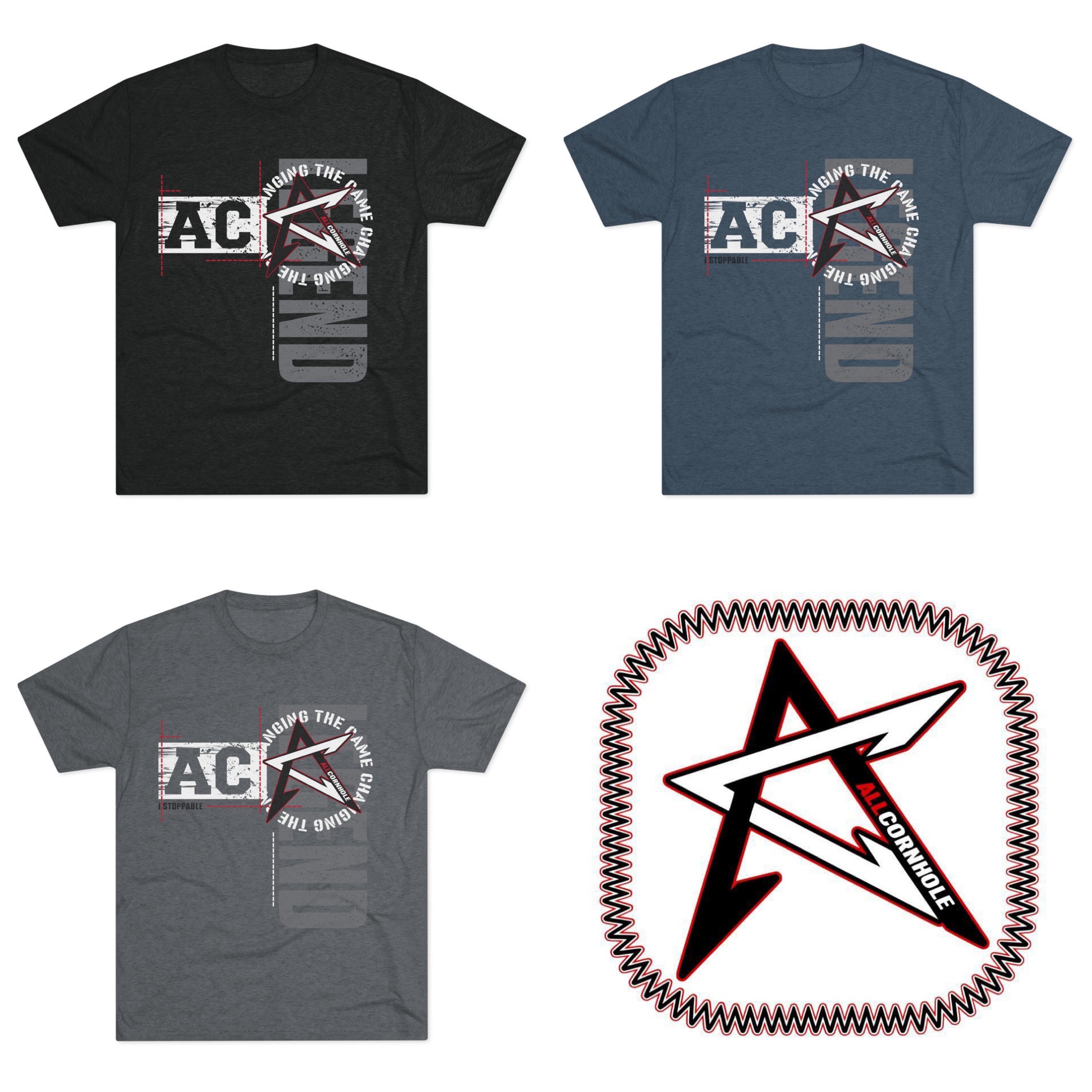 Unisex Tri-Blend Crew Tee - "Unstoppable"