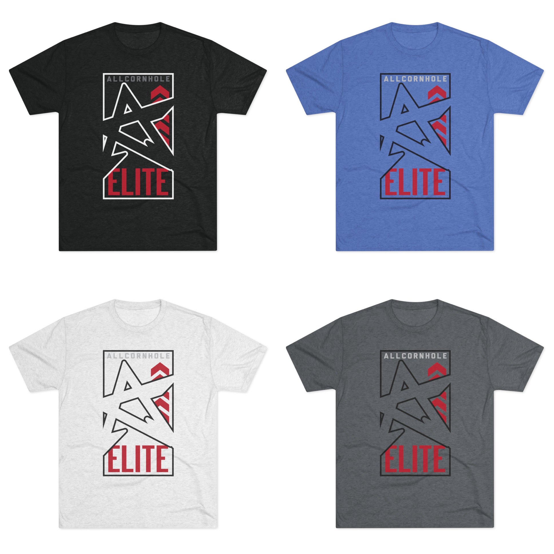 Unisex Tri-Blend Crew Tee - "Elite'