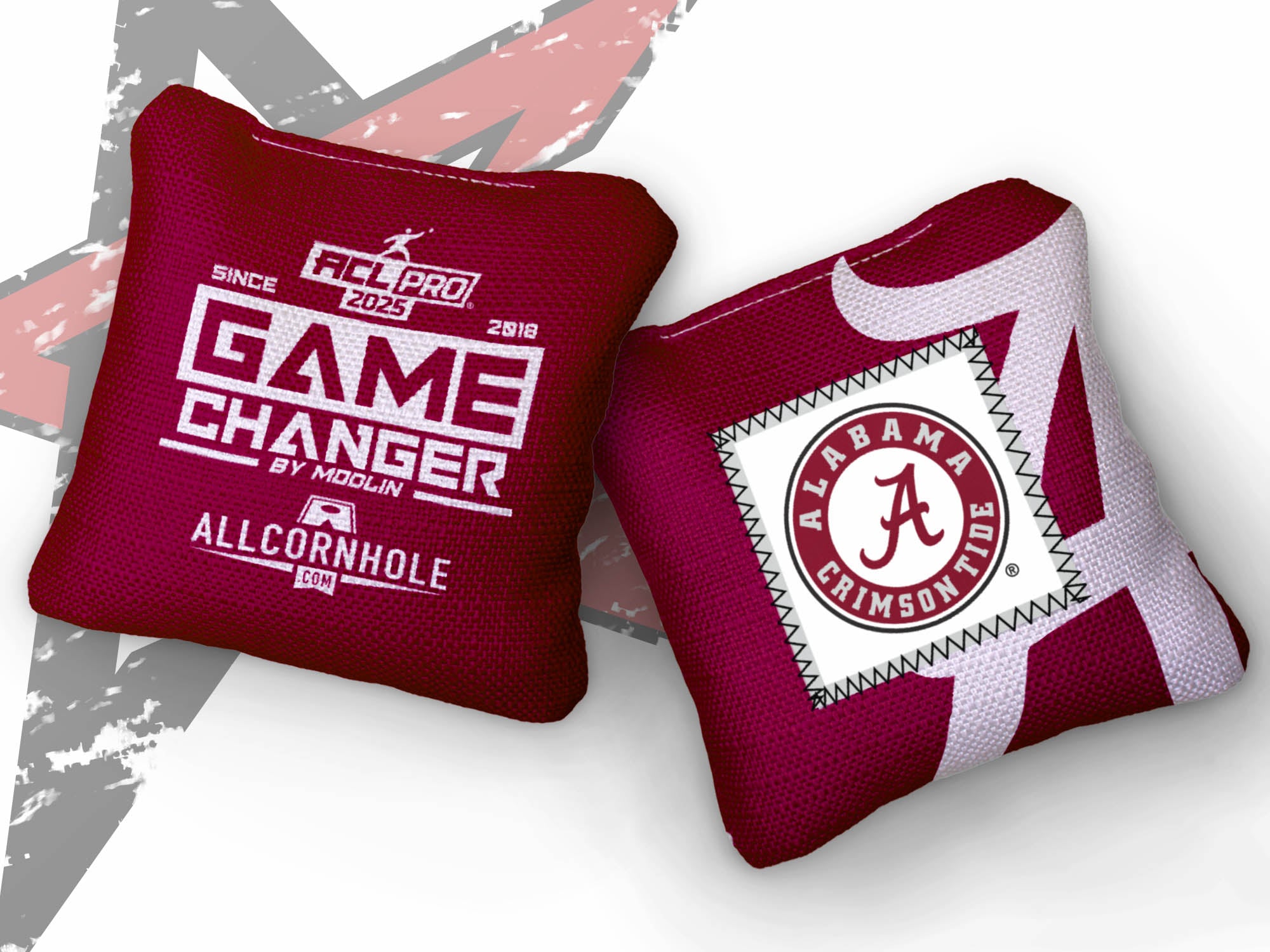 Officially Licensed Collegiate Cornhole Bags - Gamechangers - Set of 4 - University of Alabama