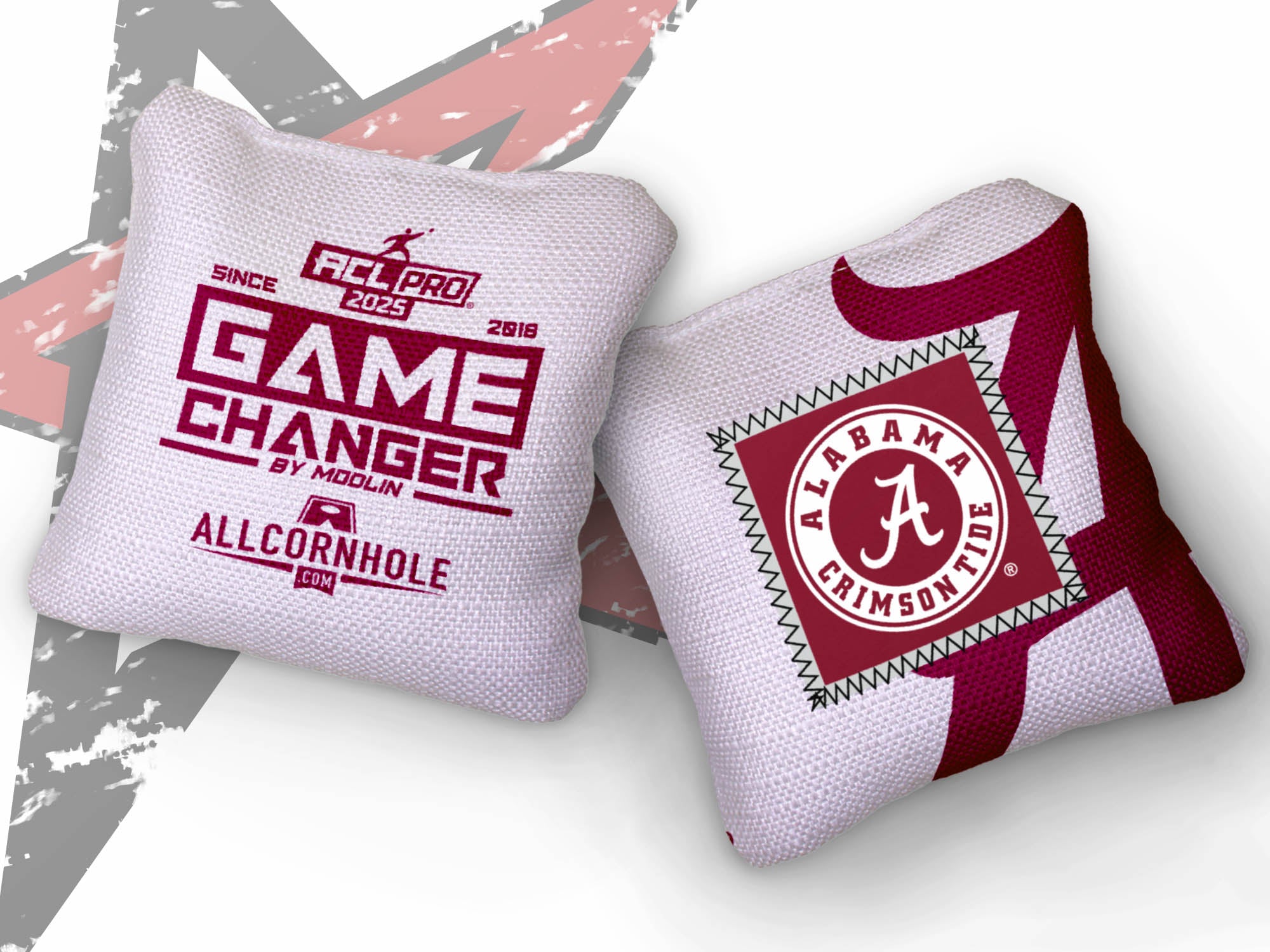Officially Licensed Collegiate Cornhole Bags - Gamechangers - Set of 4 - University of Alabama