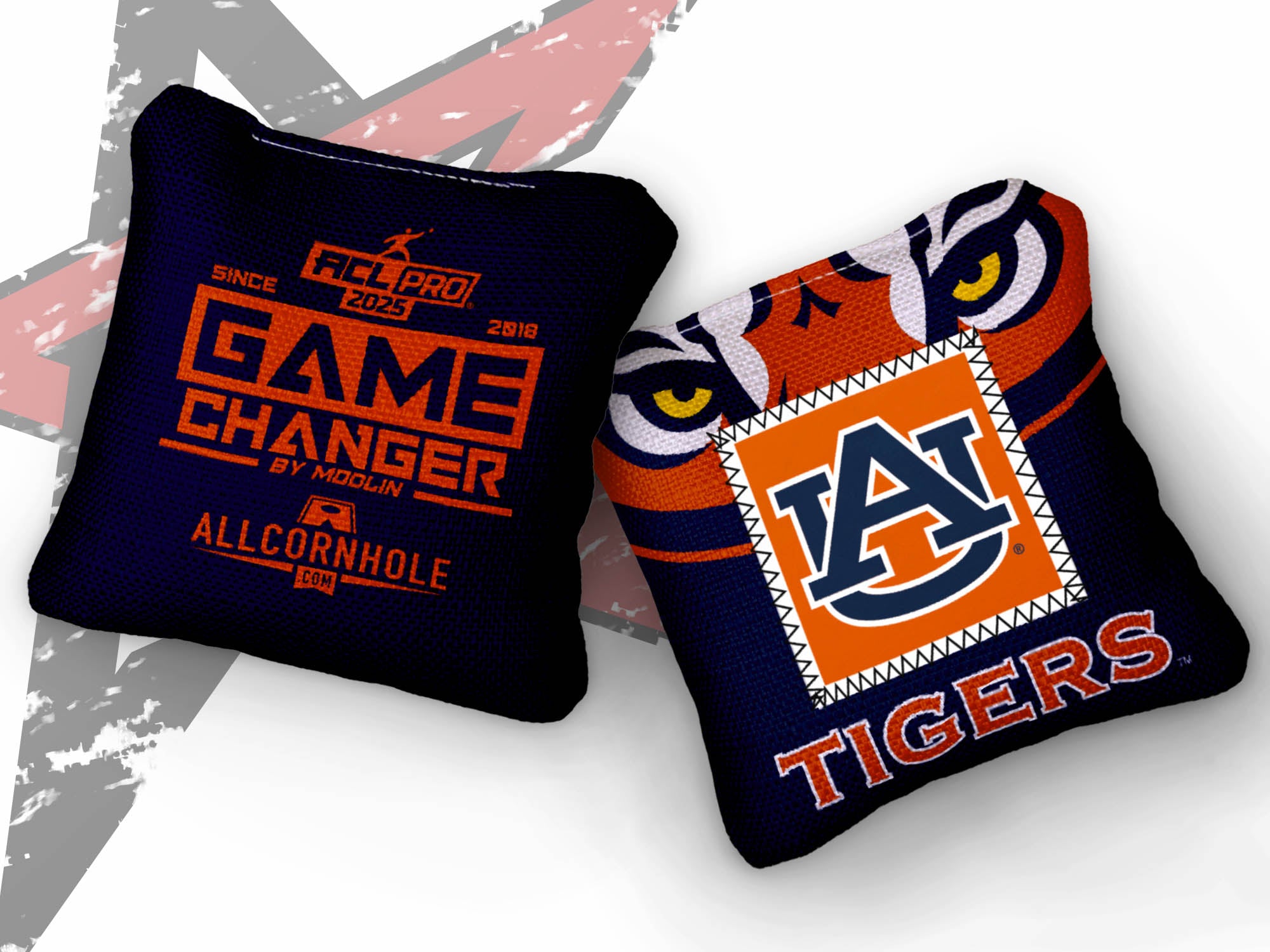 Officially Licensed Collegiate Cornhole Bags - Gamechangers - Set of 4 - Auburn University