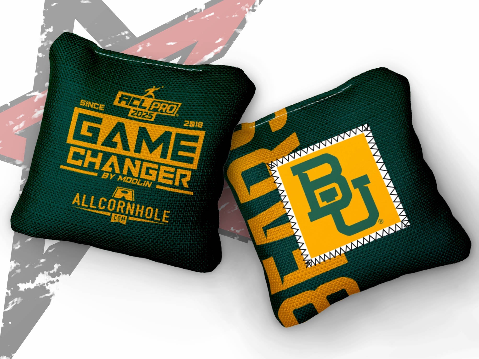 Officially Licensed Collegiate Cornhole Bags - Gamechangers - Set of 4 - Baylor University