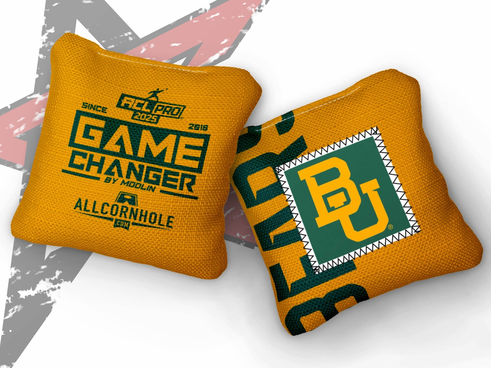 Officially Licensed Collegiate Cornhole Bags - Gamechangers - Set of 4 - Baylor University