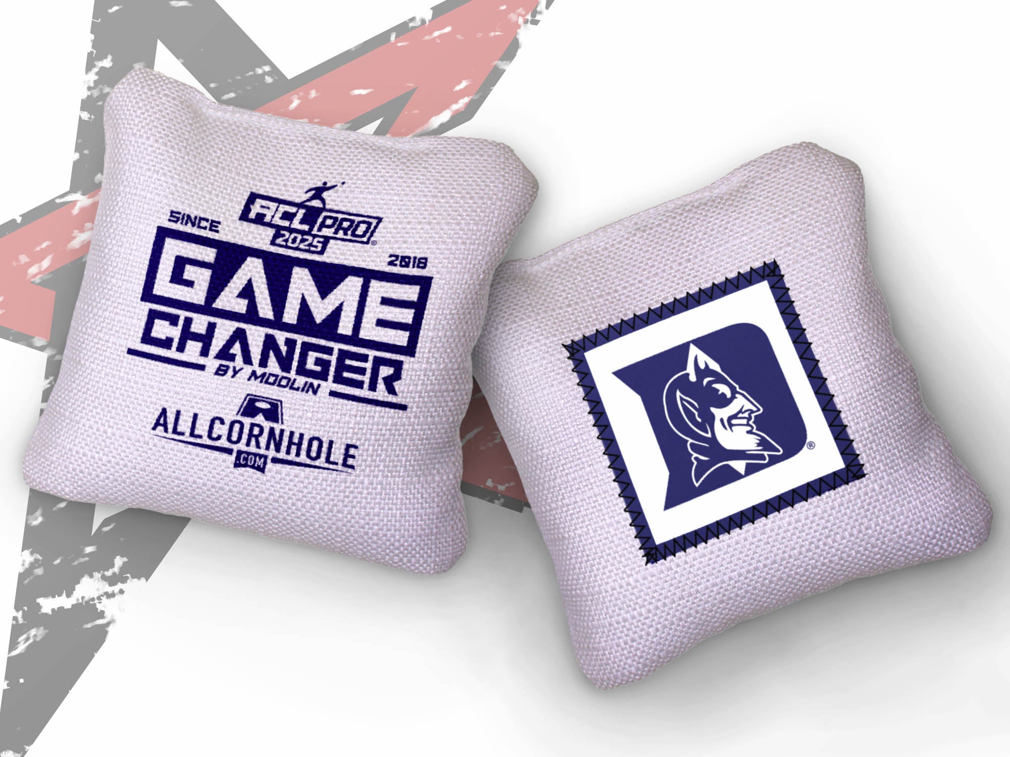 Officially Licensed Collegiate Cornhole Bags - Gamechangers - Set of 4 - Duke University