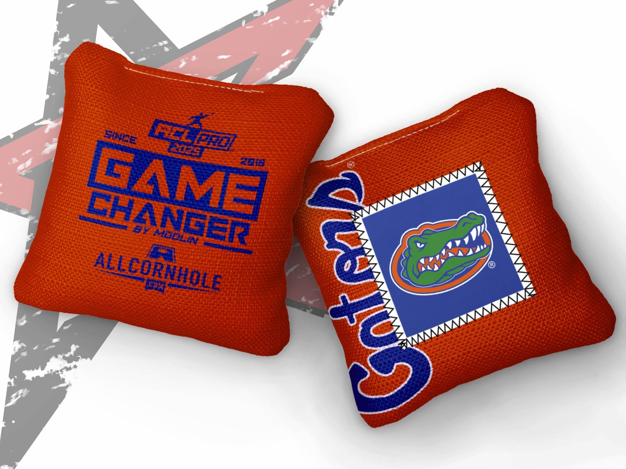 Officially Licensed Collegiate Cornhole Bags - Gamechangers - Set of 4 - University of Florida