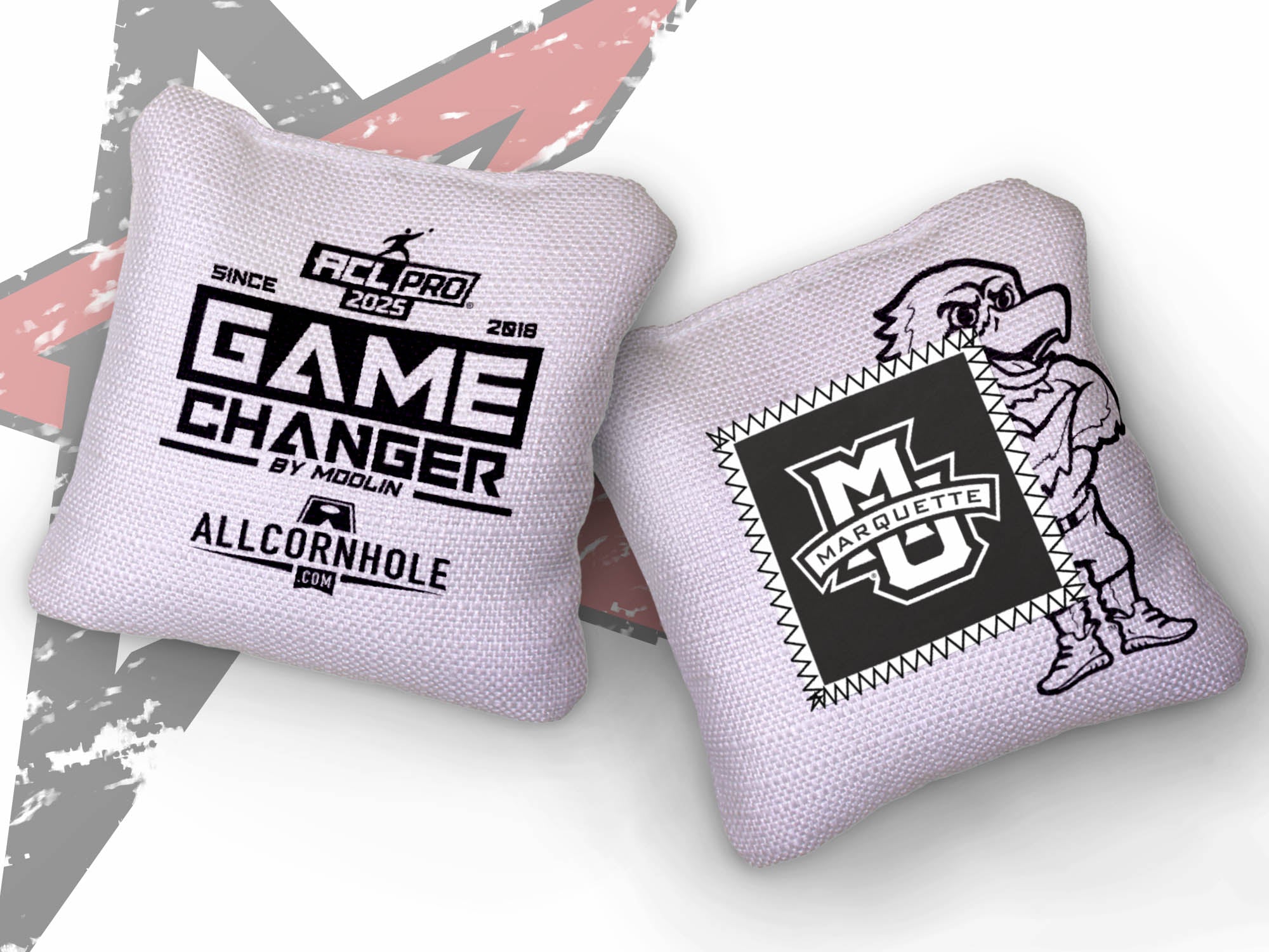 Officially Licensed Collegiate Cornhole Bags - Gamechangers - Set of 4 - Marquette University
