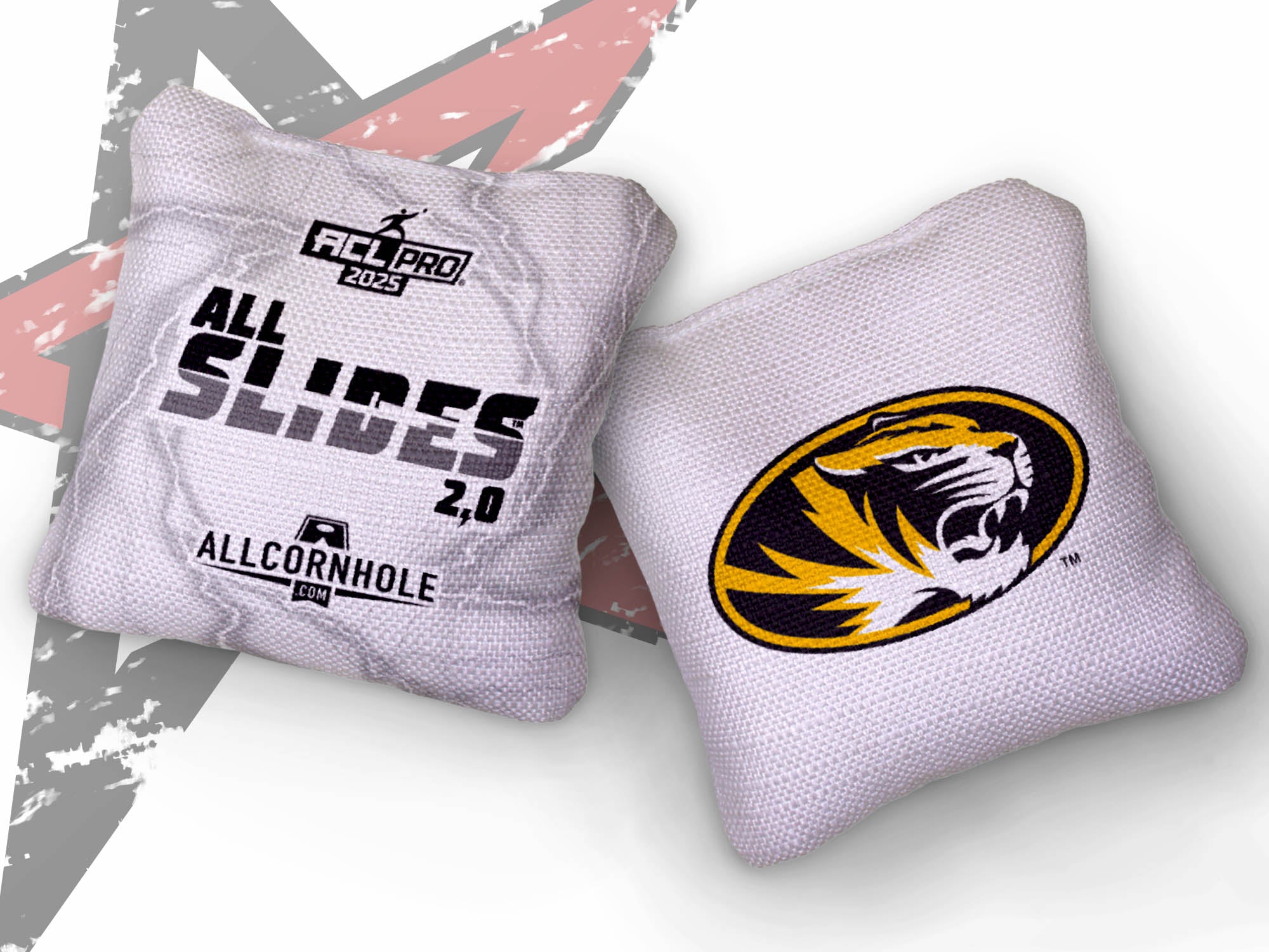 Officially Licensed Collegiate Cornhole Bags - All-Slide 2.0 - Set of 4 - University of Missouri