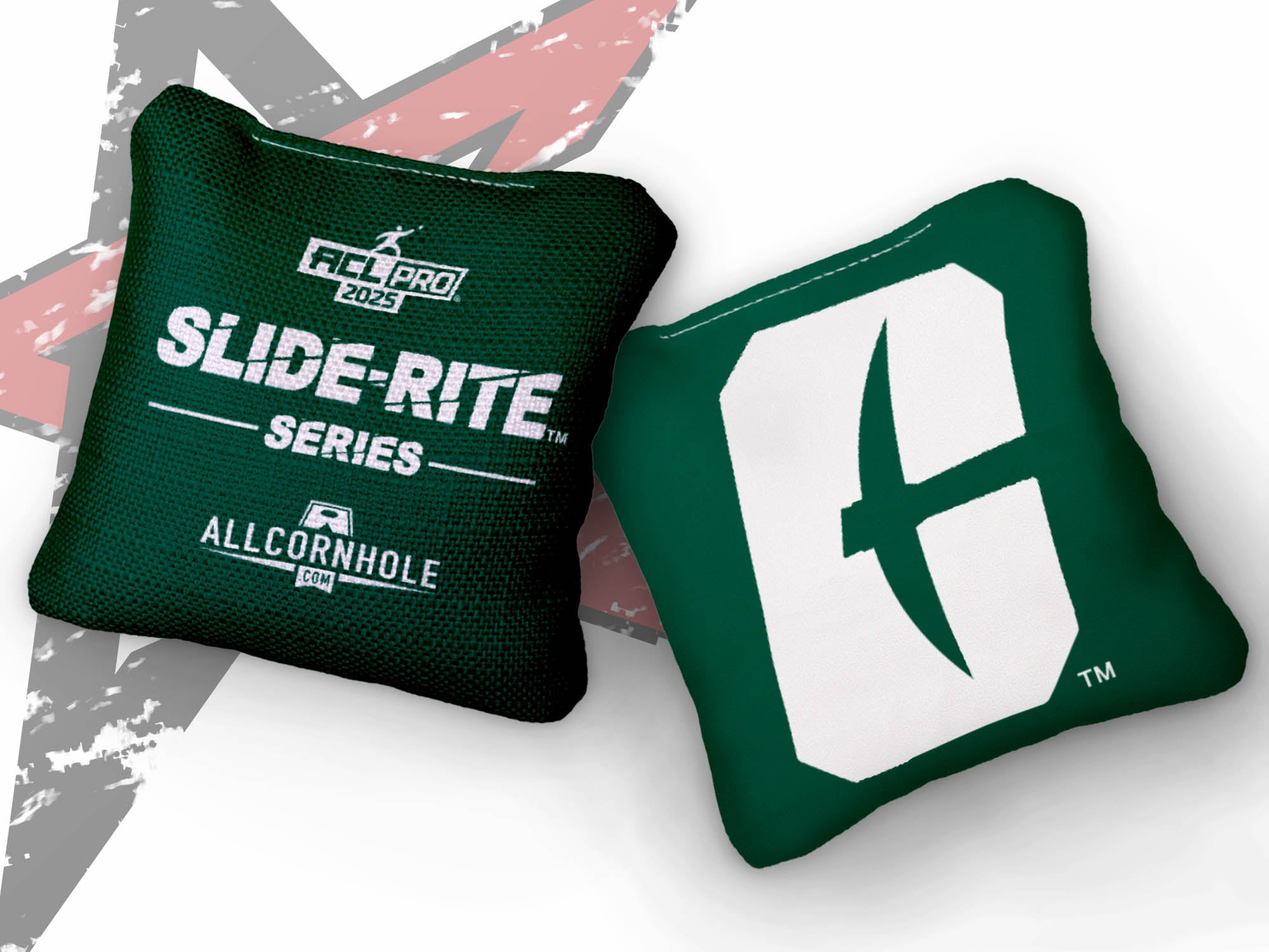 Officially Licensed Collegiate Cornhole Bags - Slide Rite - Set of 4 - University of North Carolina at Charlotte