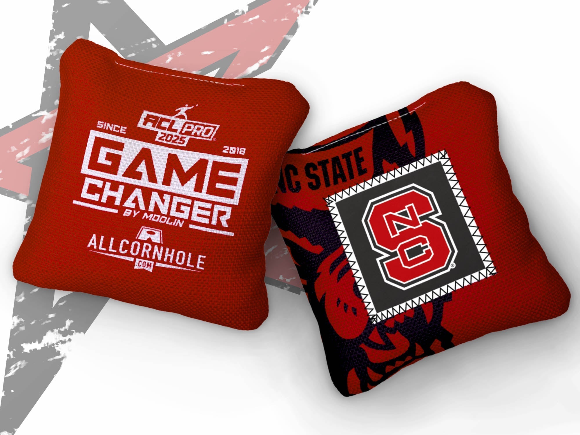 Officially Licensed Collegiate Cornhole Bags - Gamechangers - Set of 4 - NC State University