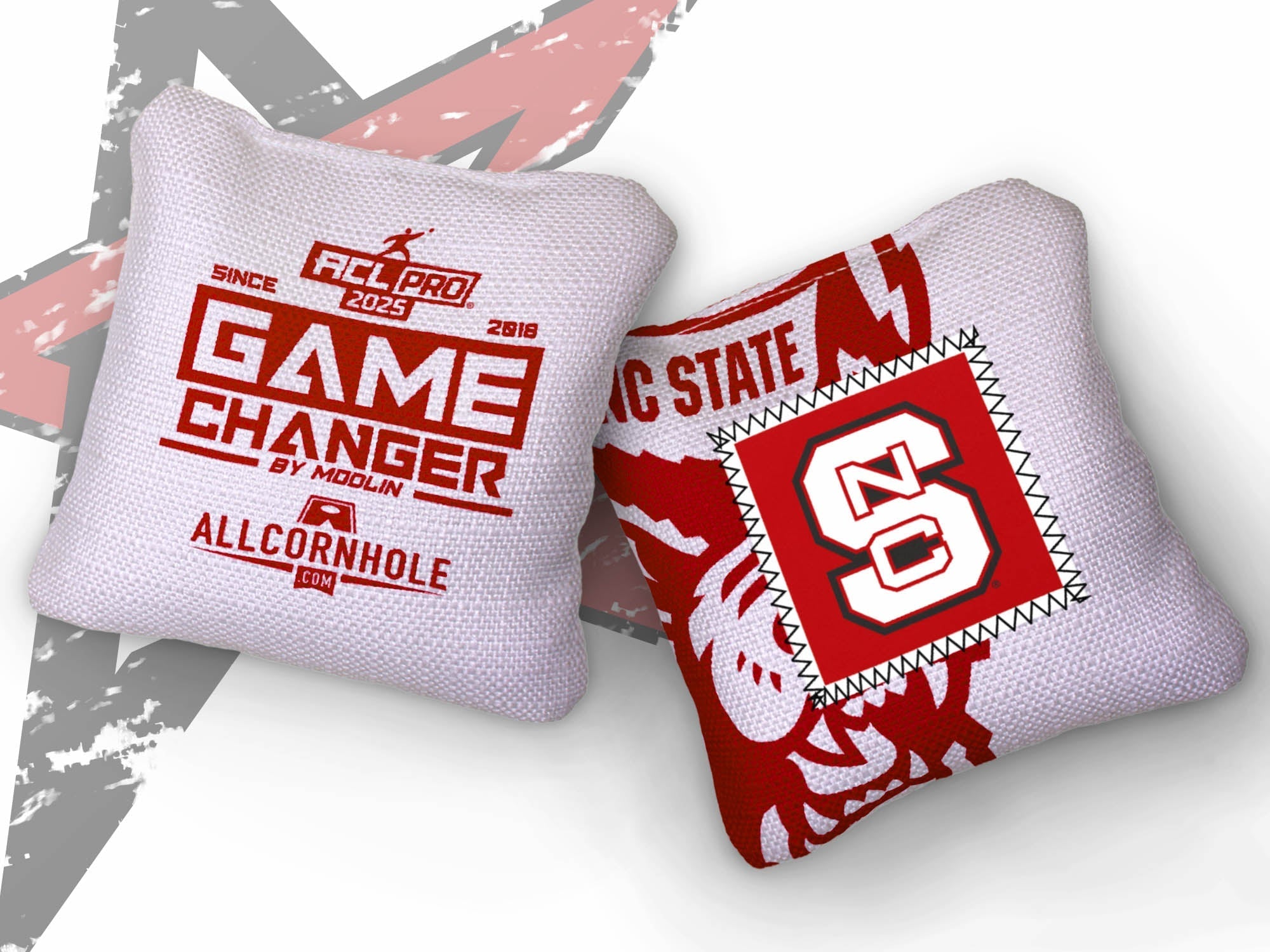 Officially Licensed Collegiate Cornhole Bags - Gamechangers - Set of 4 - NC State University