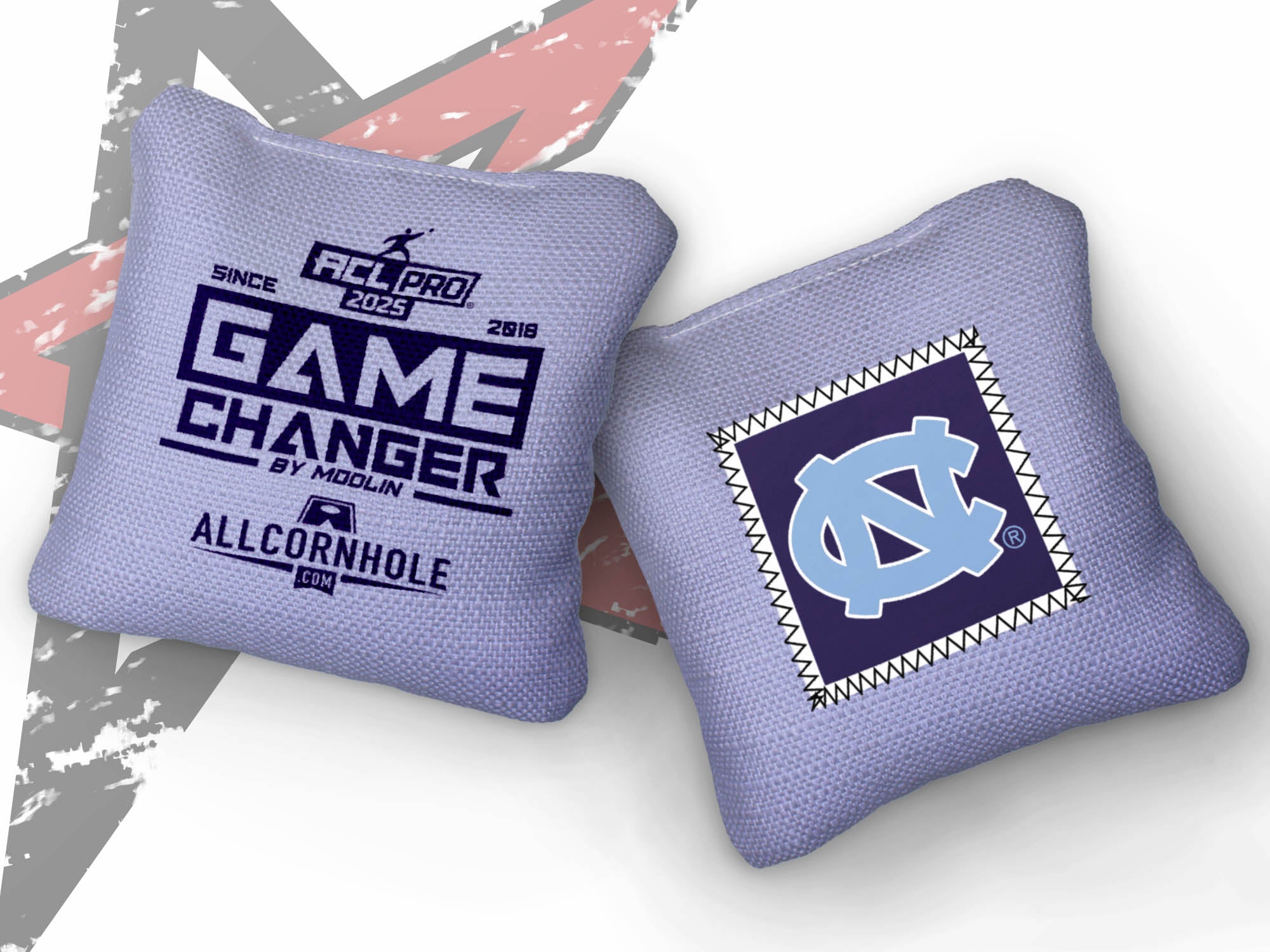 Officially Licensed Collegiate Cornhole Bags - Gamechangers - Set of 4 - University of North Carolina (UNC)