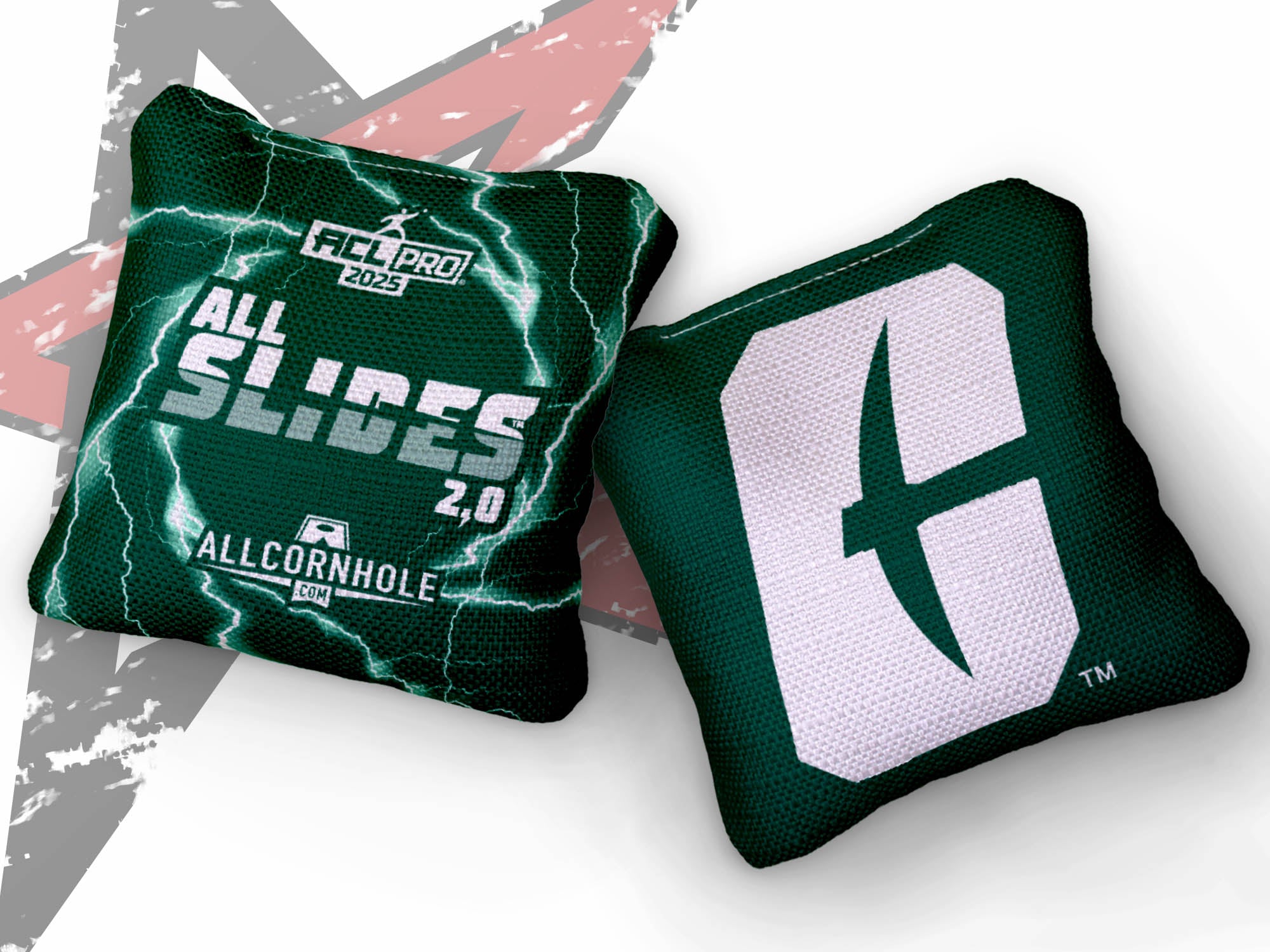 Officially Licensed Collegiate Cornhole Bags - All-Slide 2.0 - Set of 4 - North Carolina Charlotte University