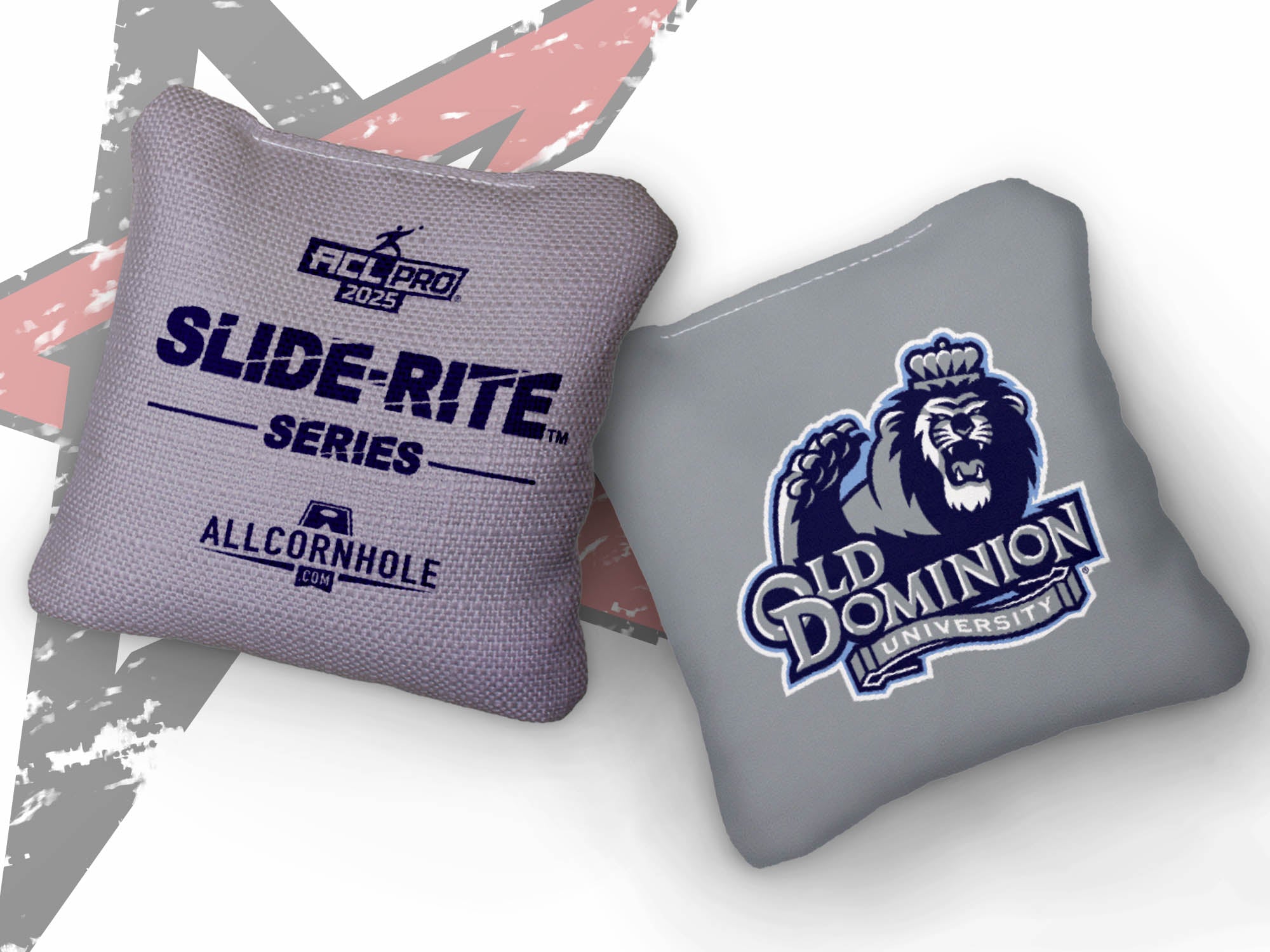 Officially Licensed Collegiate Cornhole Bags - Slide Rite - Set of 4 - Old Dominion University
