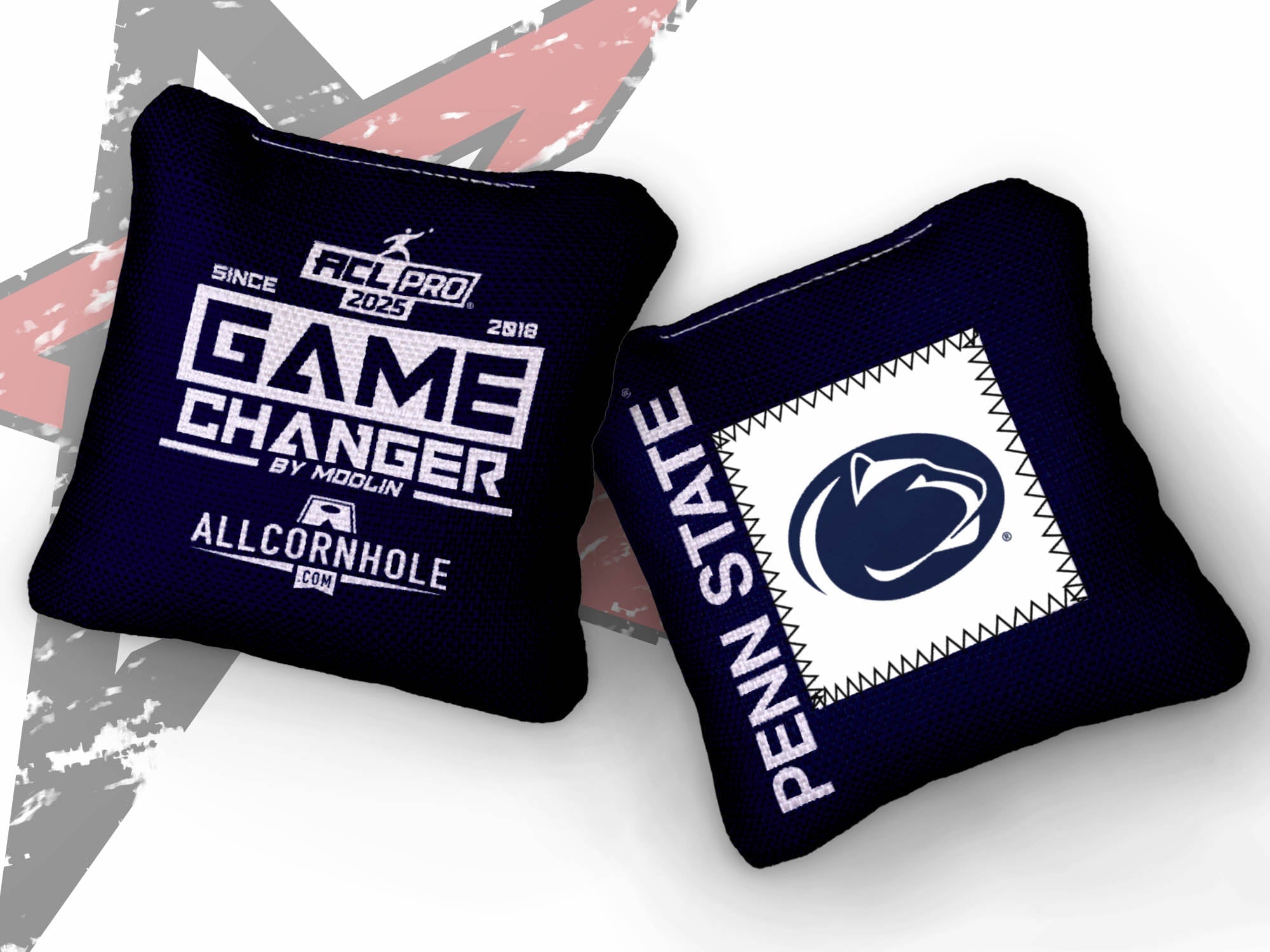Officially Licensed Collegiate Cornhole Bags - Gamechangers - Set of 4 - Penn State University