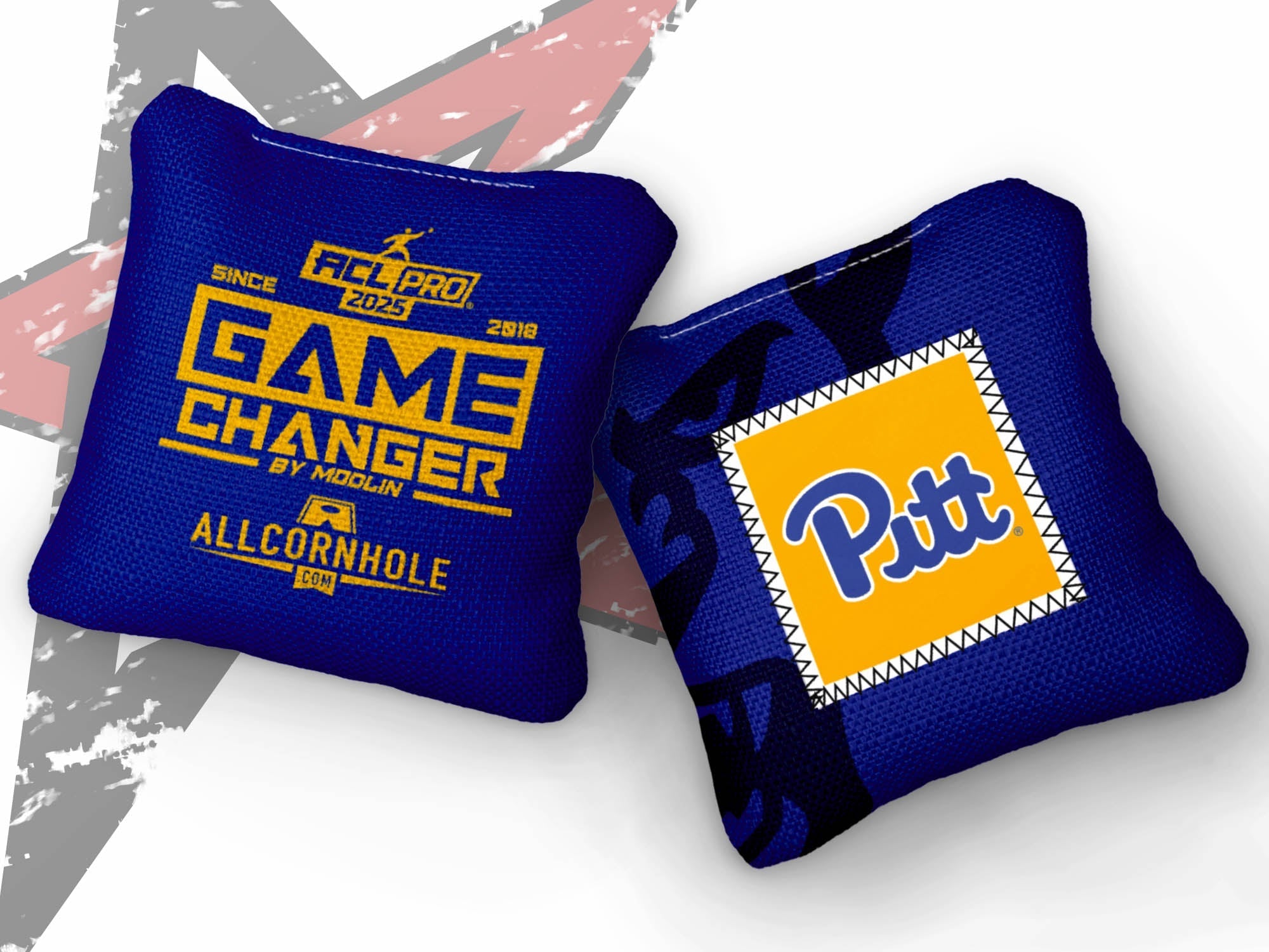 Officially Licensed Collegiate Cornhole Bags - Gamechangers - Set of 4 - Pittsburgh University