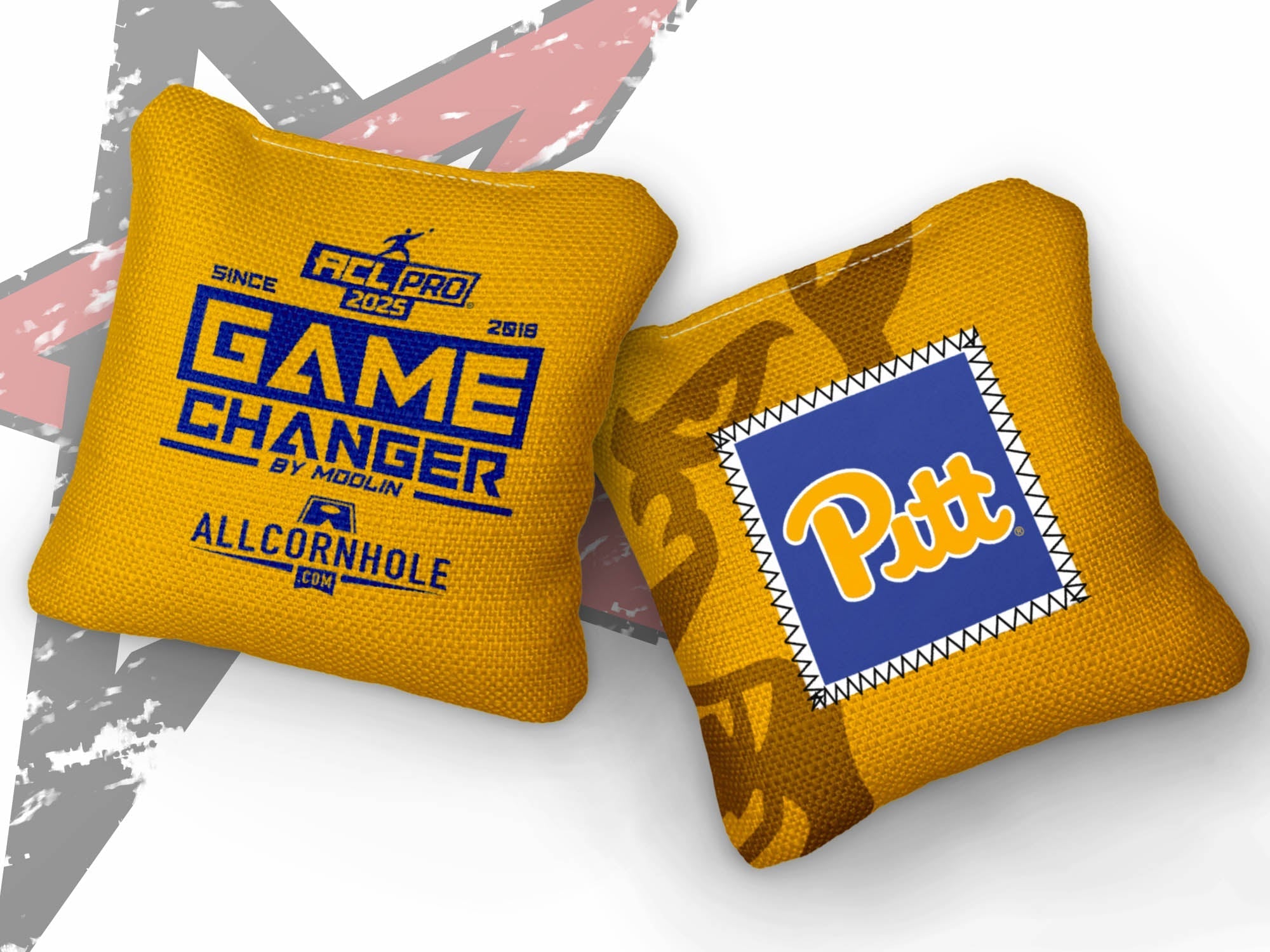 Officially Licensed Collegiate Cornhole Bags - Gamechangers - Set of 4 - Pittsburgh University