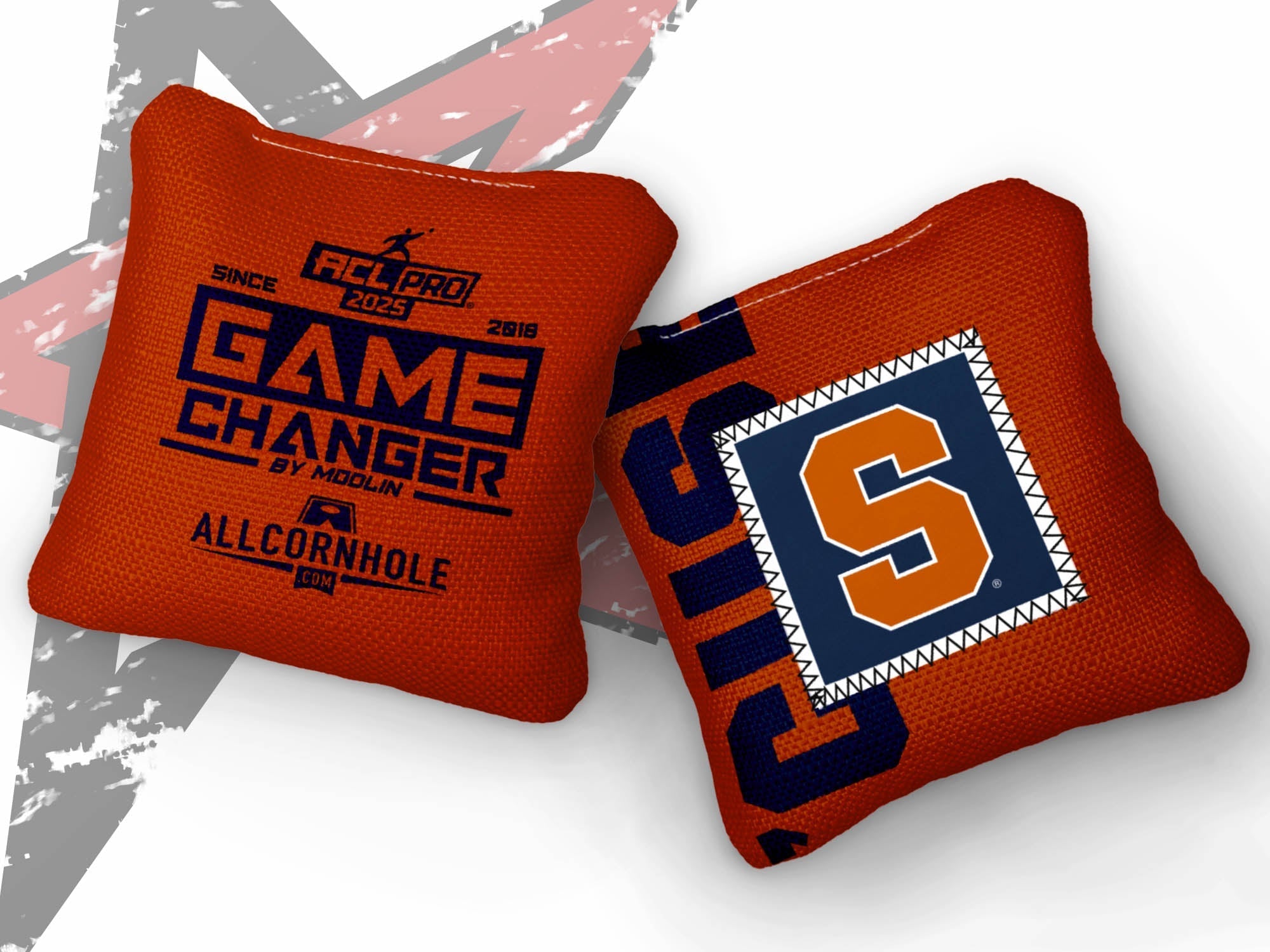 Officially Licensed Collegiate Cornhole Bags - Gamechangers - Set of 4 - Syracuse University