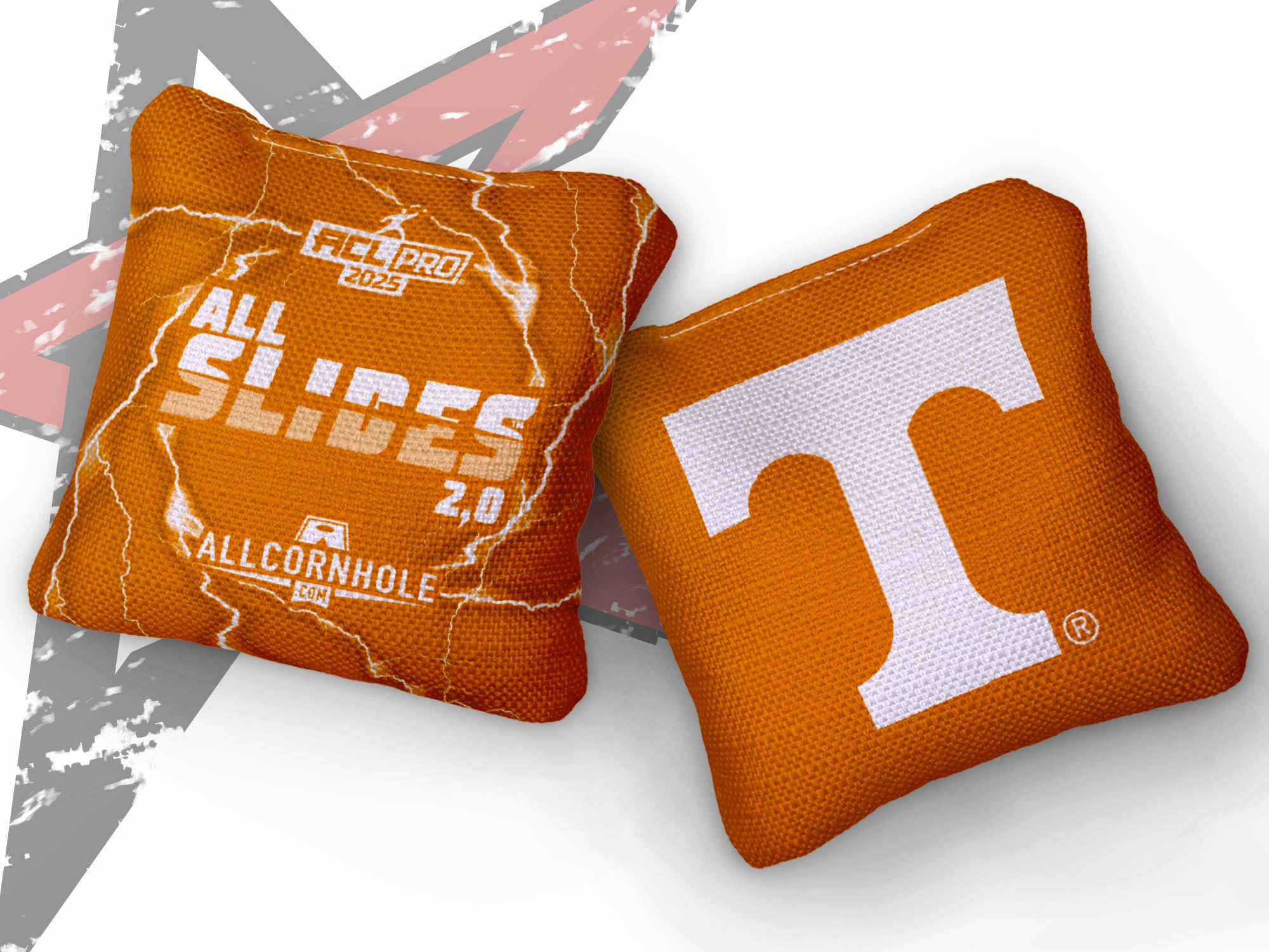 Officially Licensed Collegiate Cornhole Bags - All-Slide 2.0 - Set of 4 - University of Tennessee