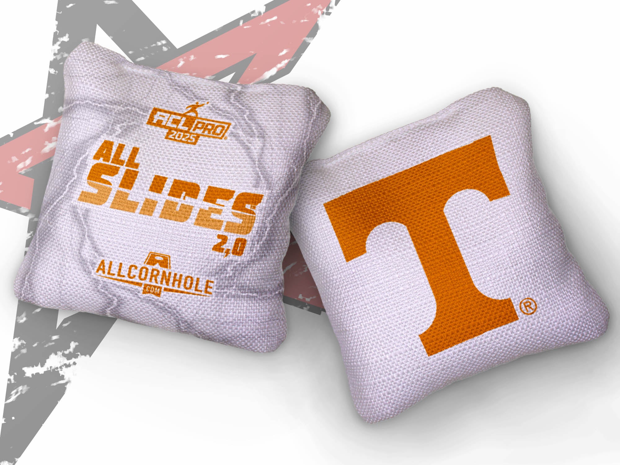 Officially Licensed Collegiate Cornhole Bags - All-Slide 2.0 - Set of 4 - University of Tennessee