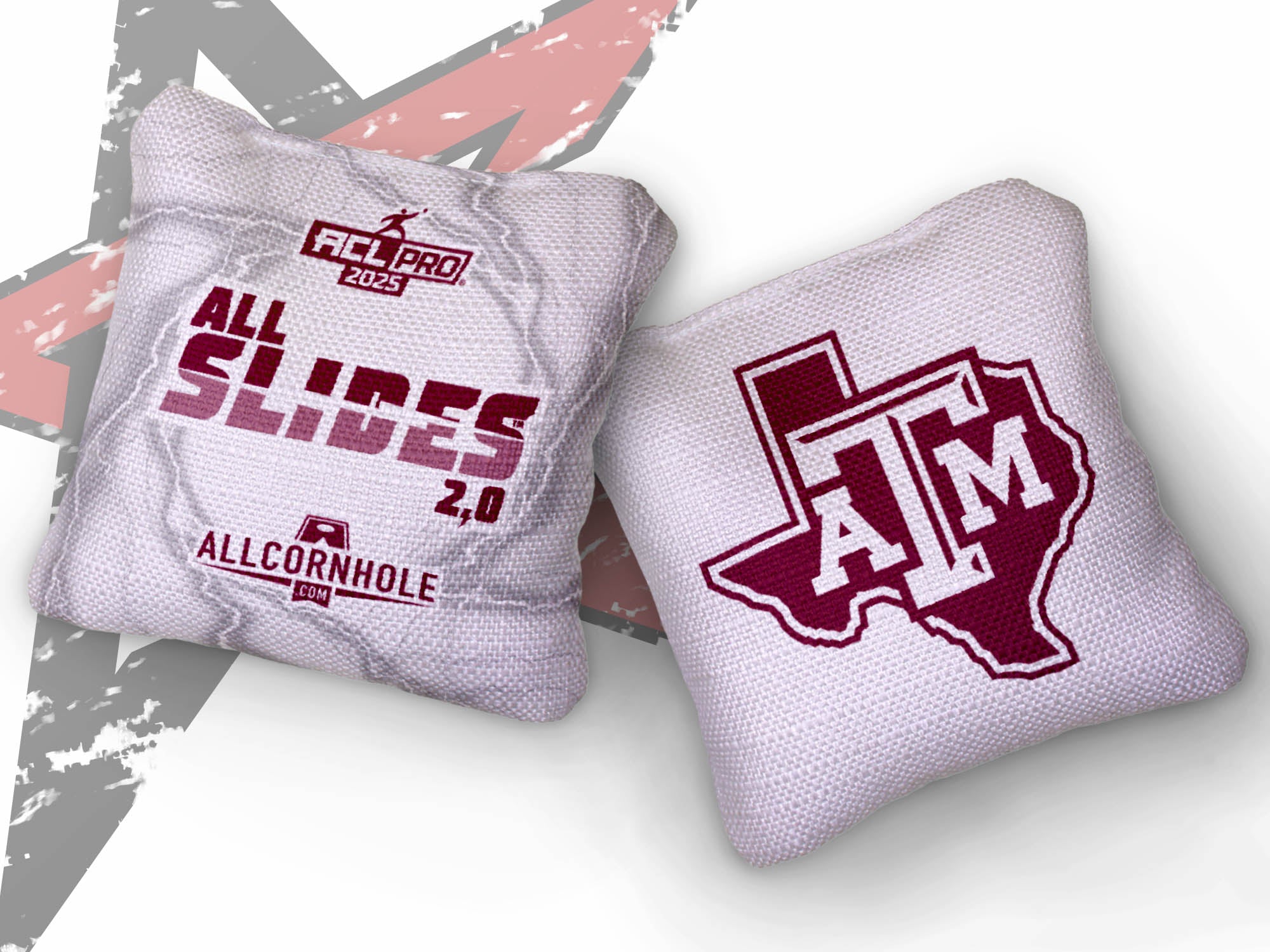 Officially Licensed Collegiate Cornhole Bags - All-Slide 2.0 - Set of 4 - Texas A&M University