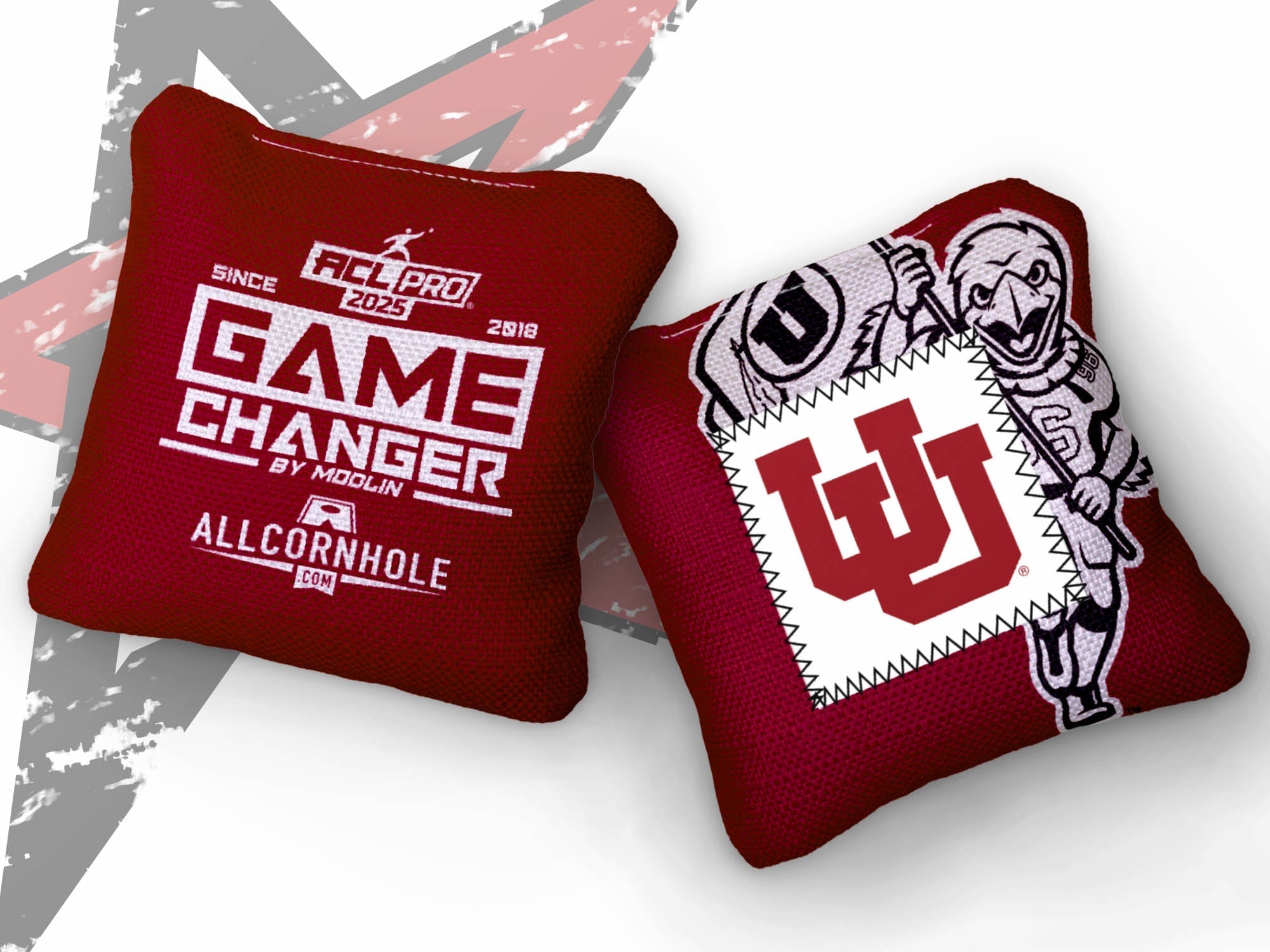 Officially Licensed Collegiate Cornhole Bags - Gamechangers - Set of 4 - University of Utah