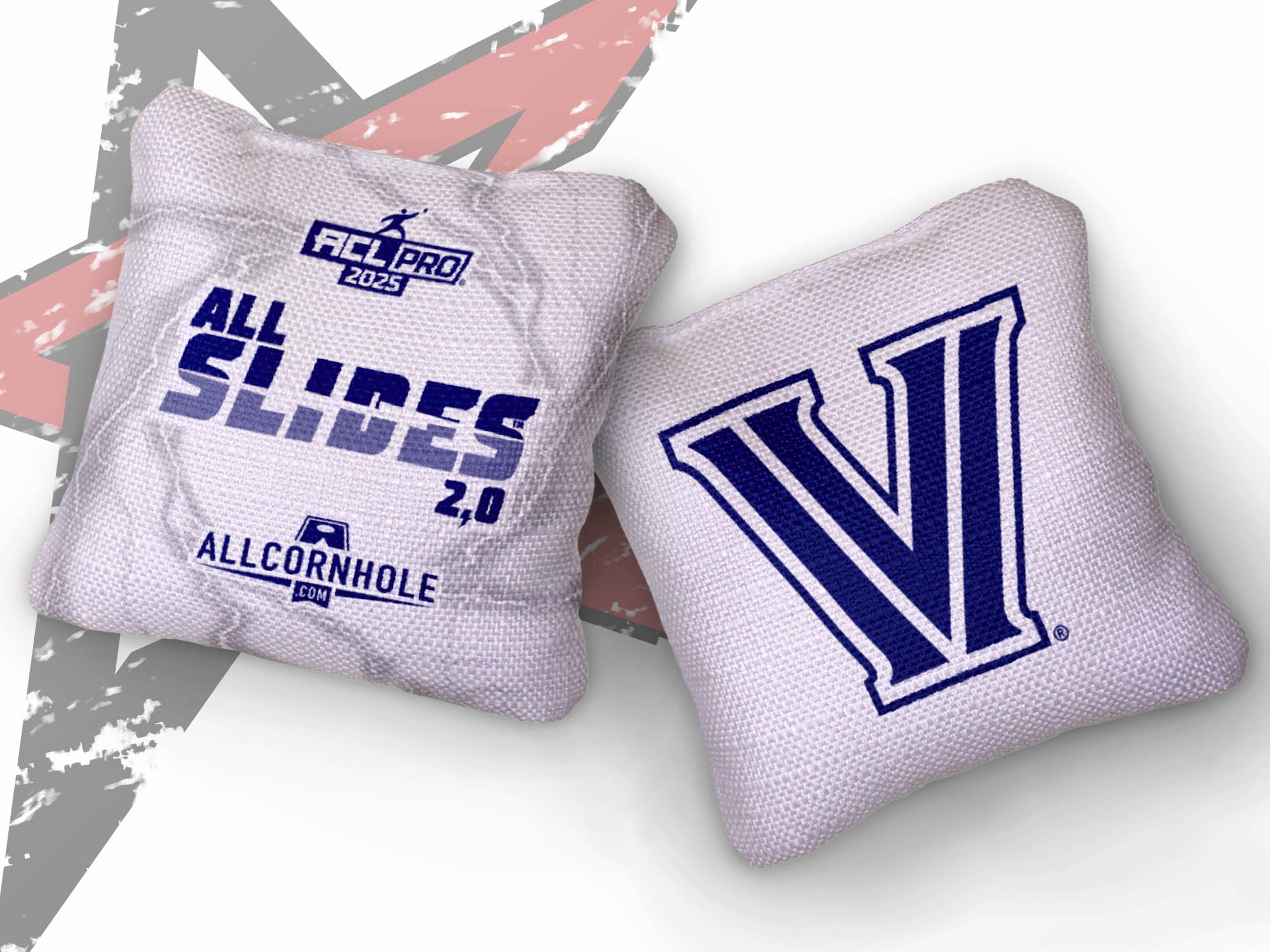 Officially Licensed Collegiate Cornhole Bags - All-Slide 2.0 - Set of 4 - Villanova University