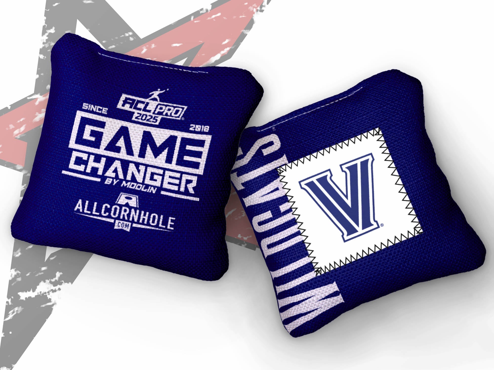 Officially Licensed Collegiate Cornhole Bags - Gamechangers - Set of 4 - Villanova University