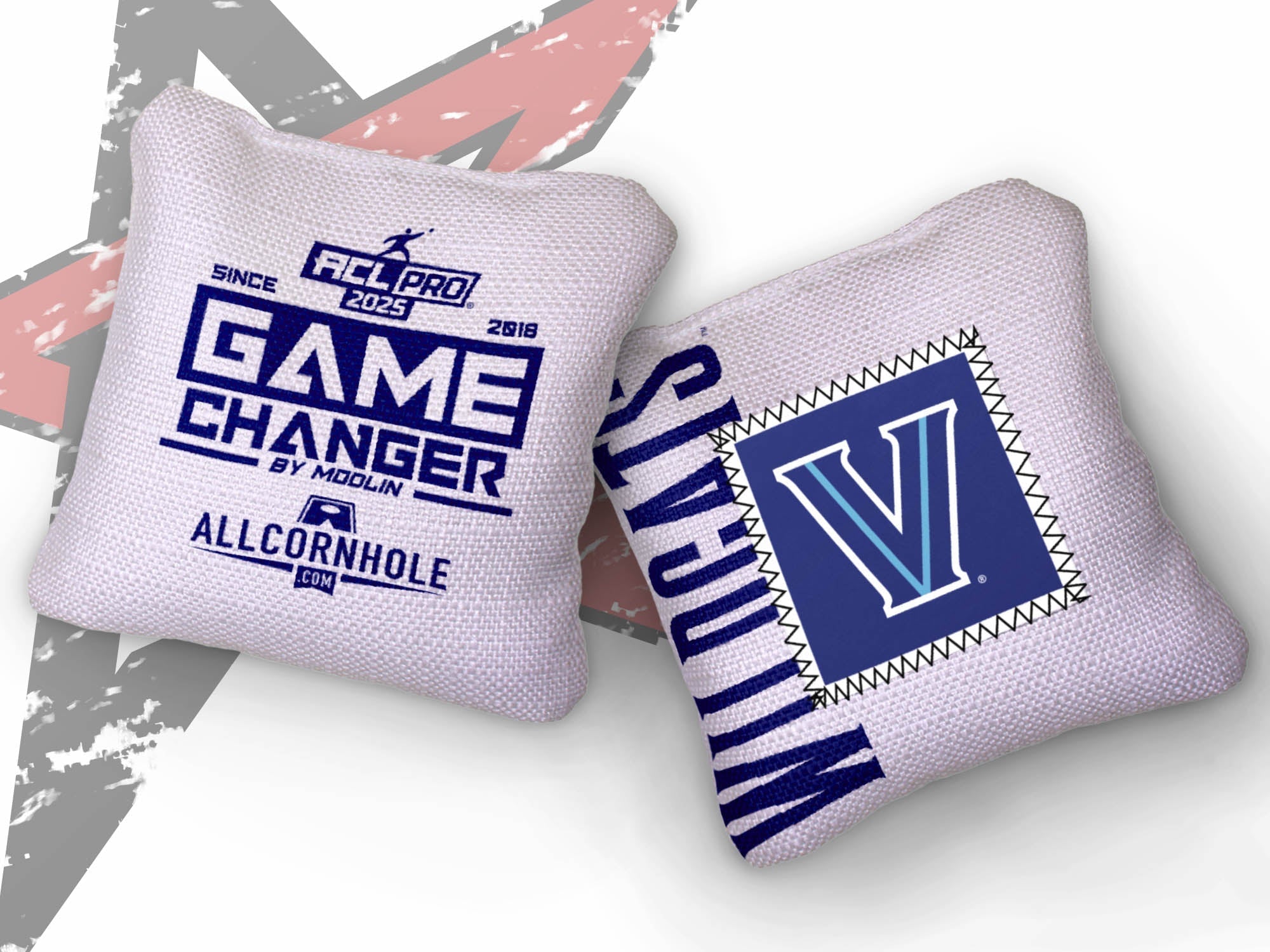 Officially Licensed Collegiate Cornhole Bags - Gamechangers - Set of 4 - Villanova University