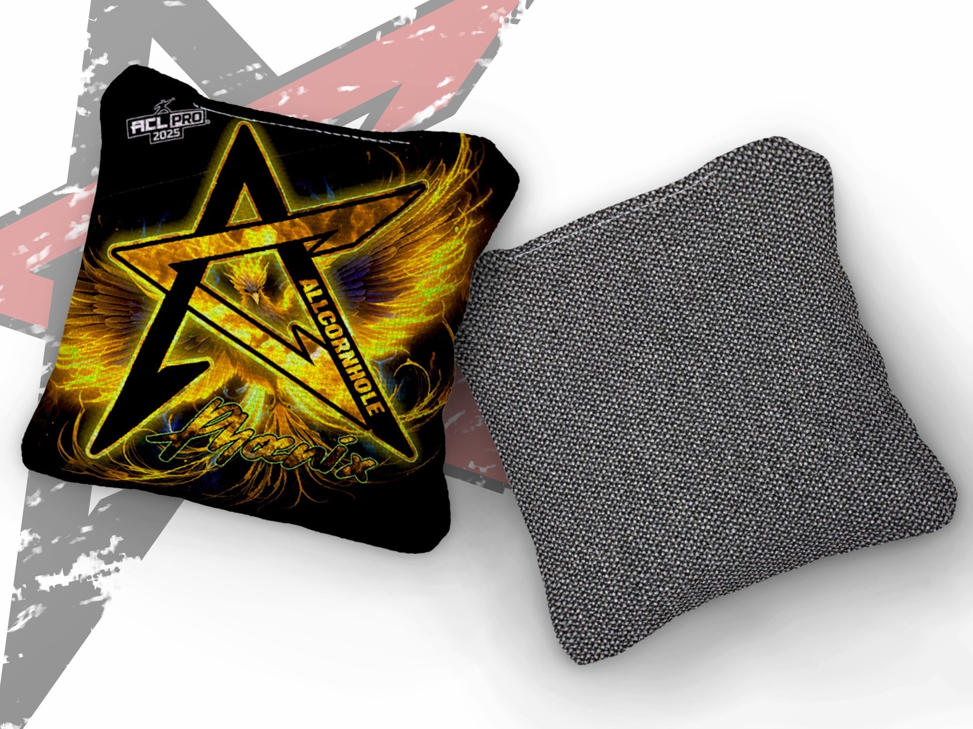 2025 PHOENIX- "FIREBIRD" - ACL Pro Stamped Cornhole Bags - SET OF 4 BAGS